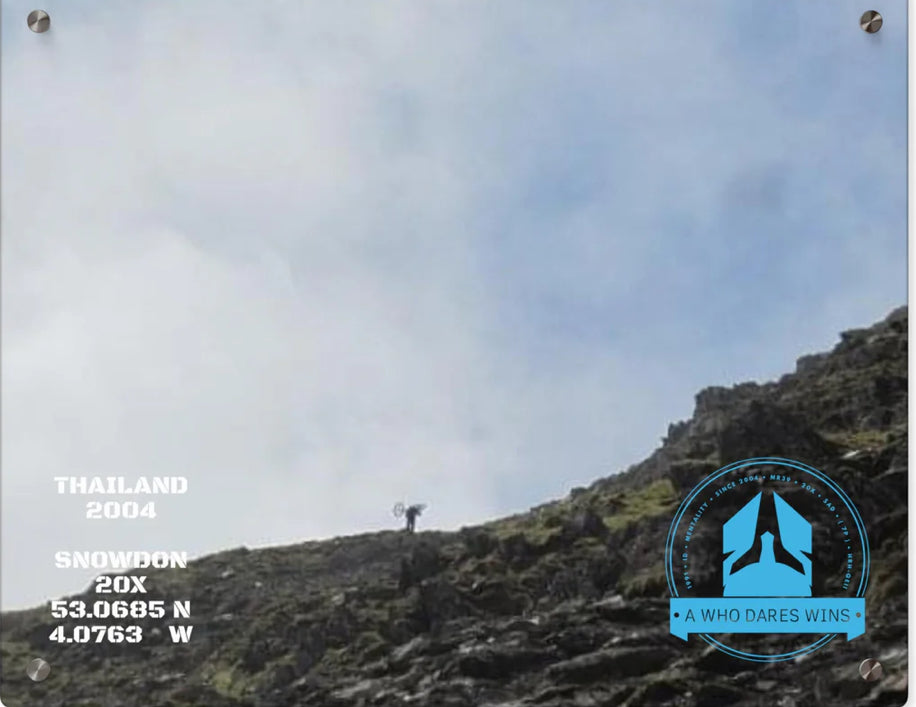 Another Key event Vigilantism 20X-12 Just 1 this. My planned Death Thailand 2004 December /Barmouth 2004. SAS 2nd link up 6 Year wait got that on my birthday May 20X up Mt Snowdon