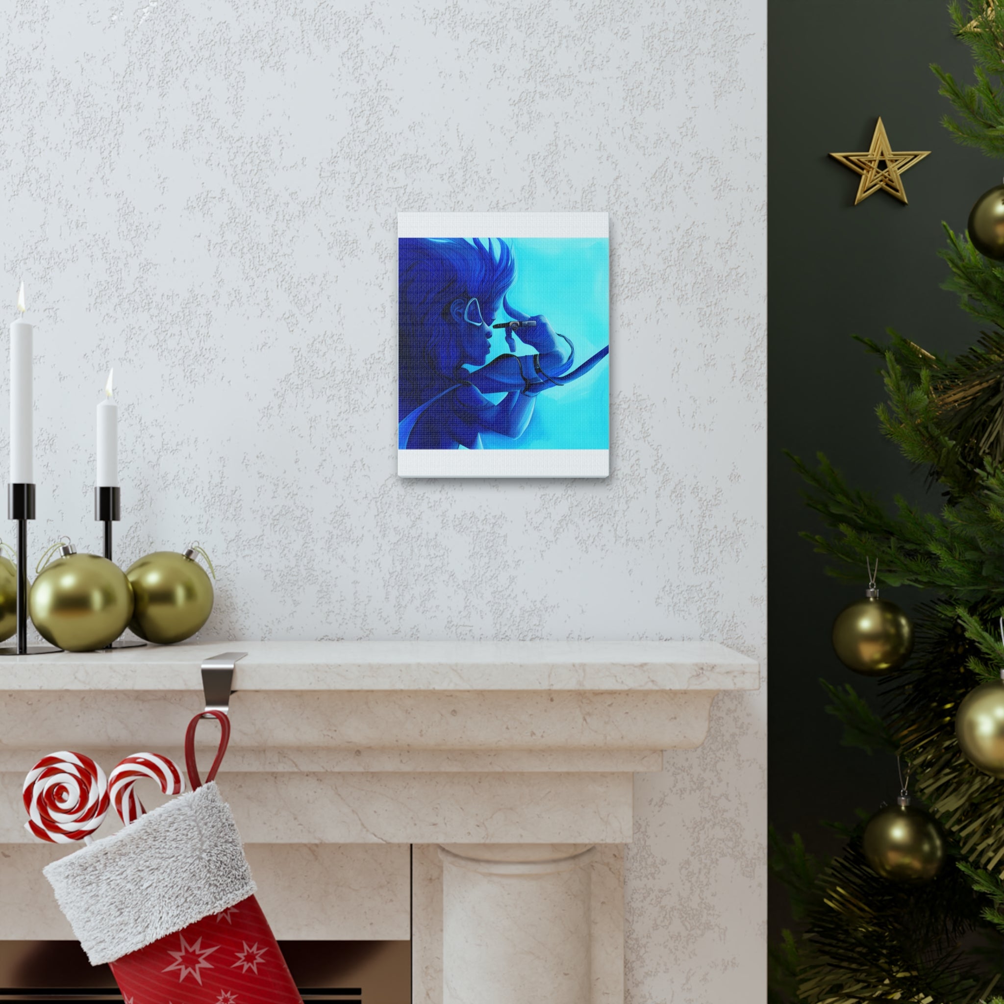 Canvas Gallery Wraps AI•Scuba Dive 1P QEII & Country generated