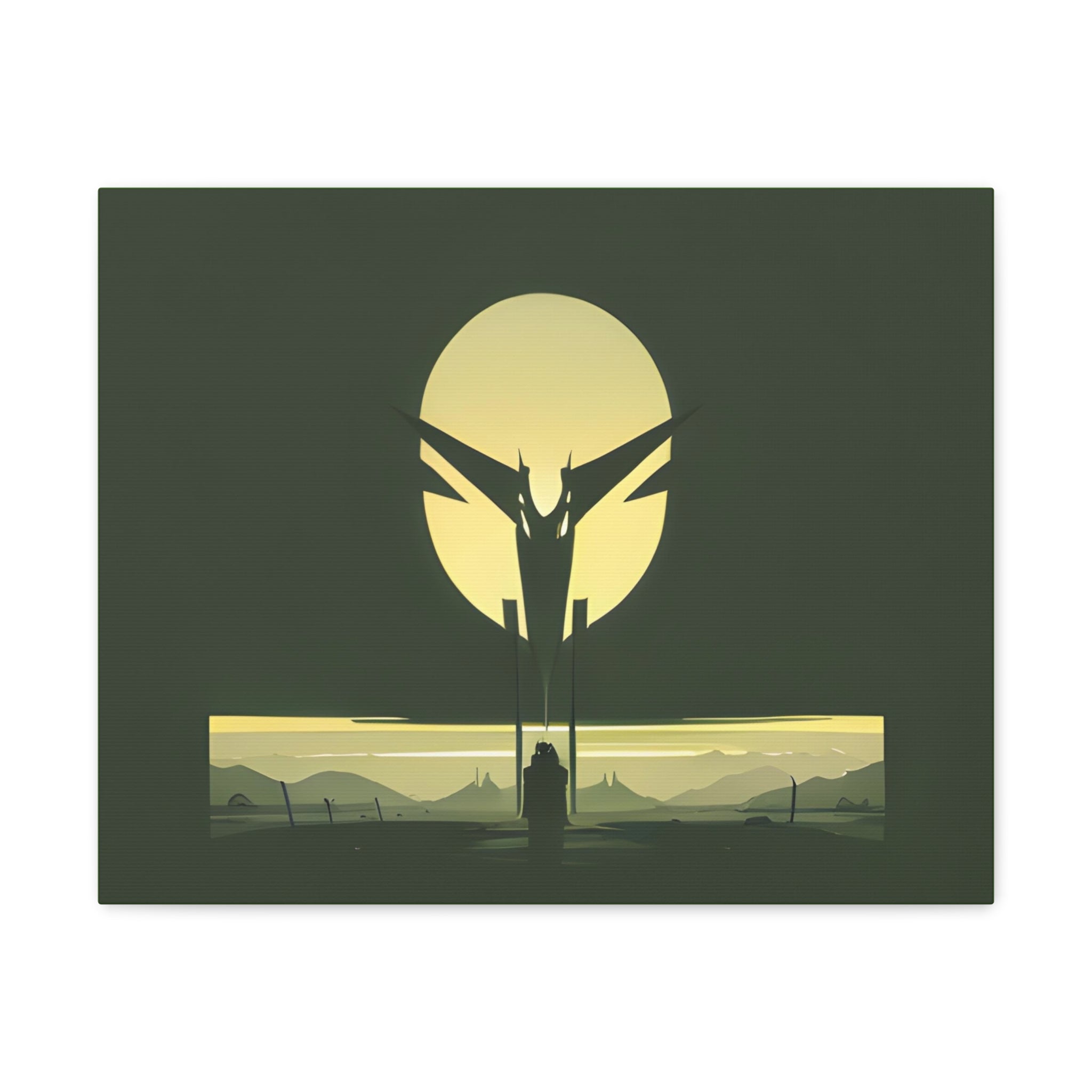 AI Vigilante themed Canvas Gallery Wraps