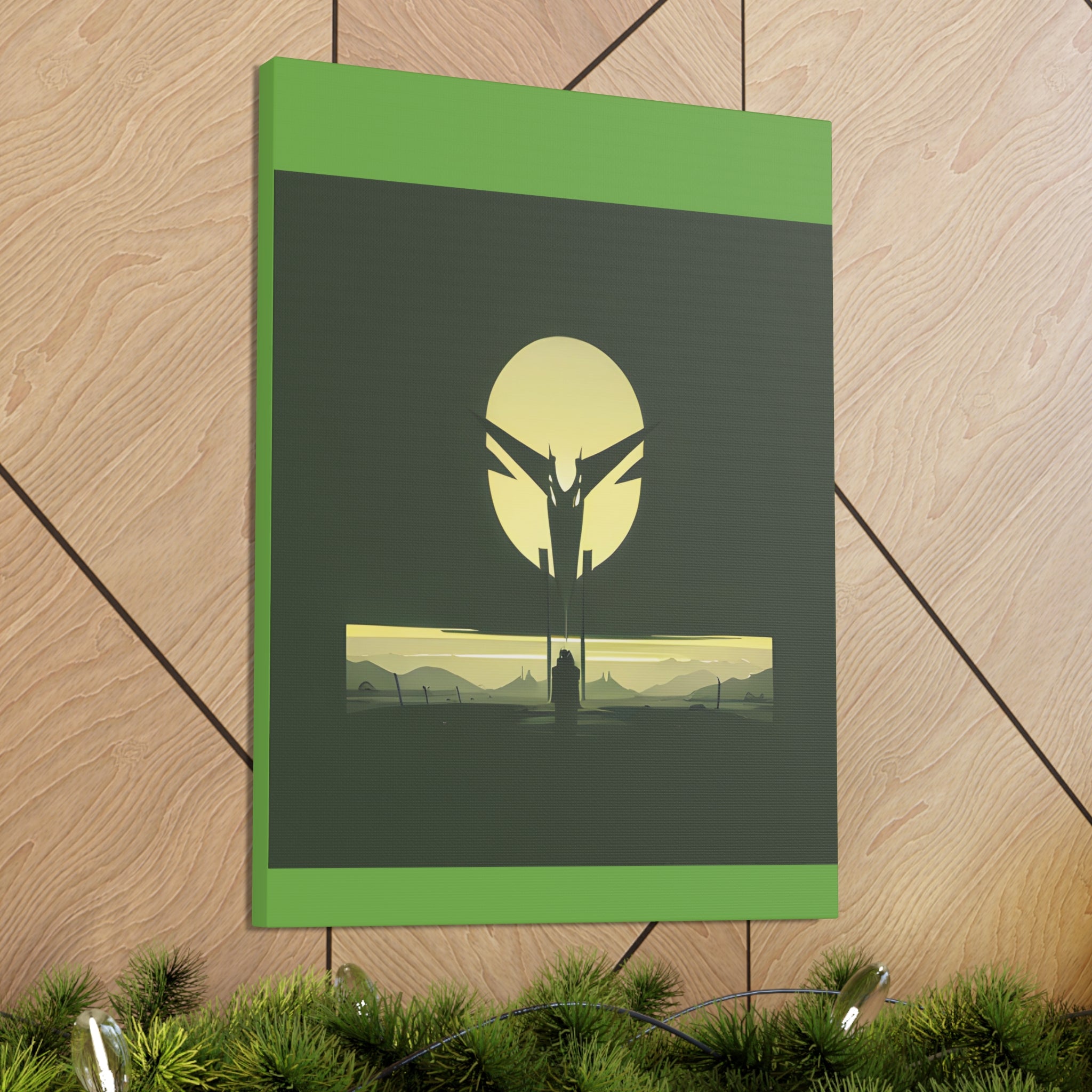 AI Vigilante themed Canvas Gallery Wraps