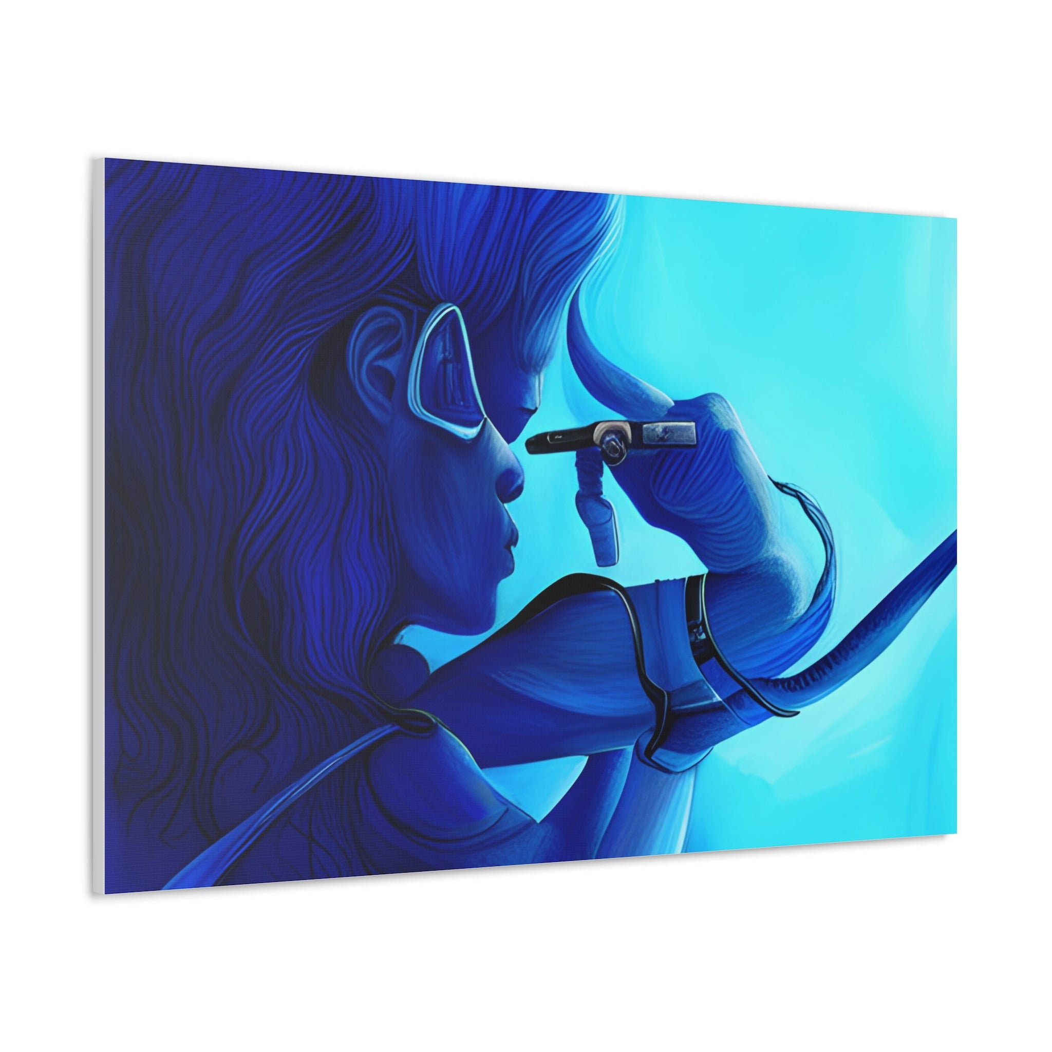 Canvas Gallery Wraps AI•Scuba Dive 1P QEII & Country generated