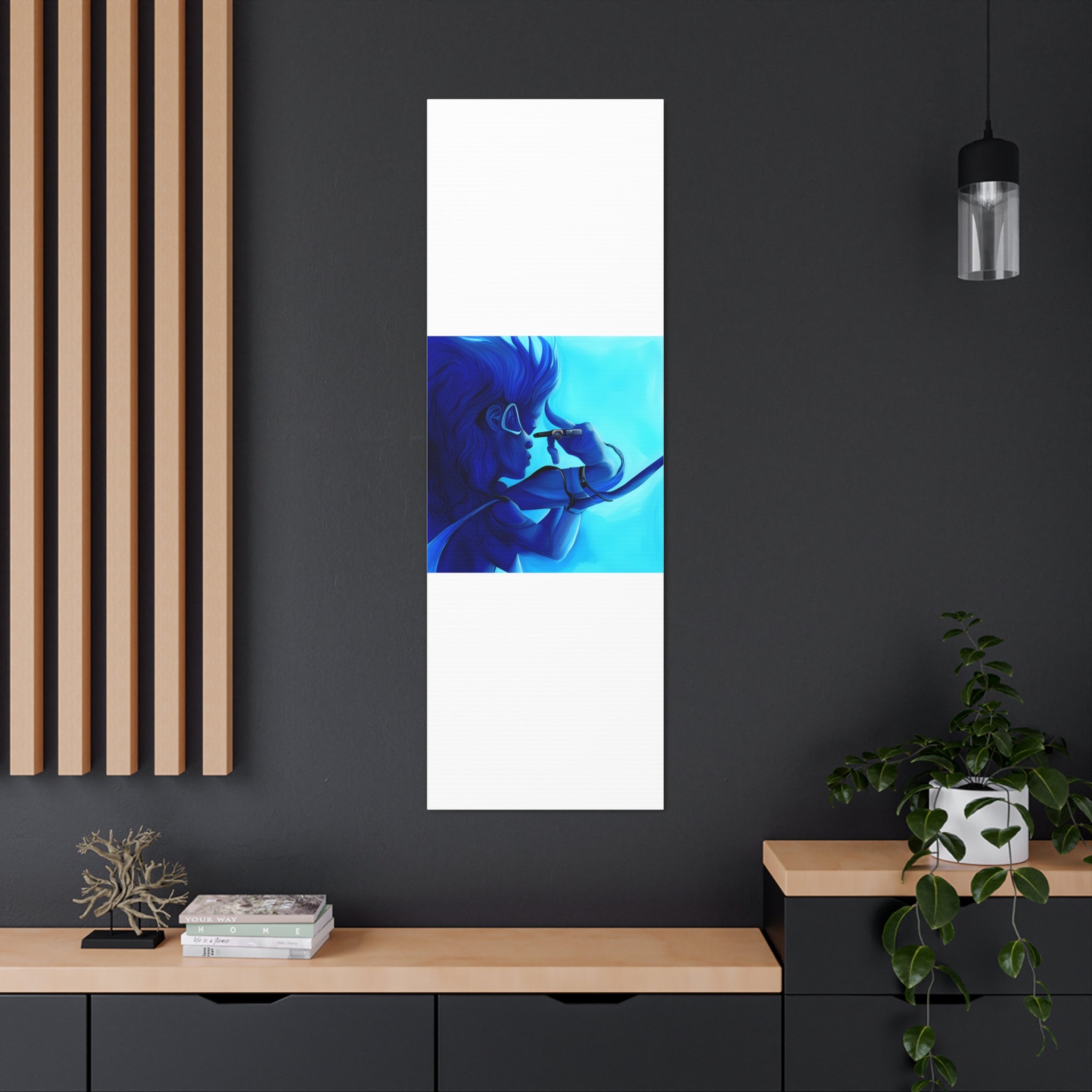 Canvas Gallery Wraps AI•Scuba Dive 1P QEII & Country generated
