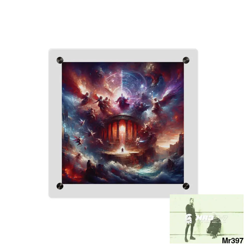 #10th Ai linking all back to UK 2016 to 2024 failures their’s my deaths Gods intervention AI Themed Ltd Edition Acrylic