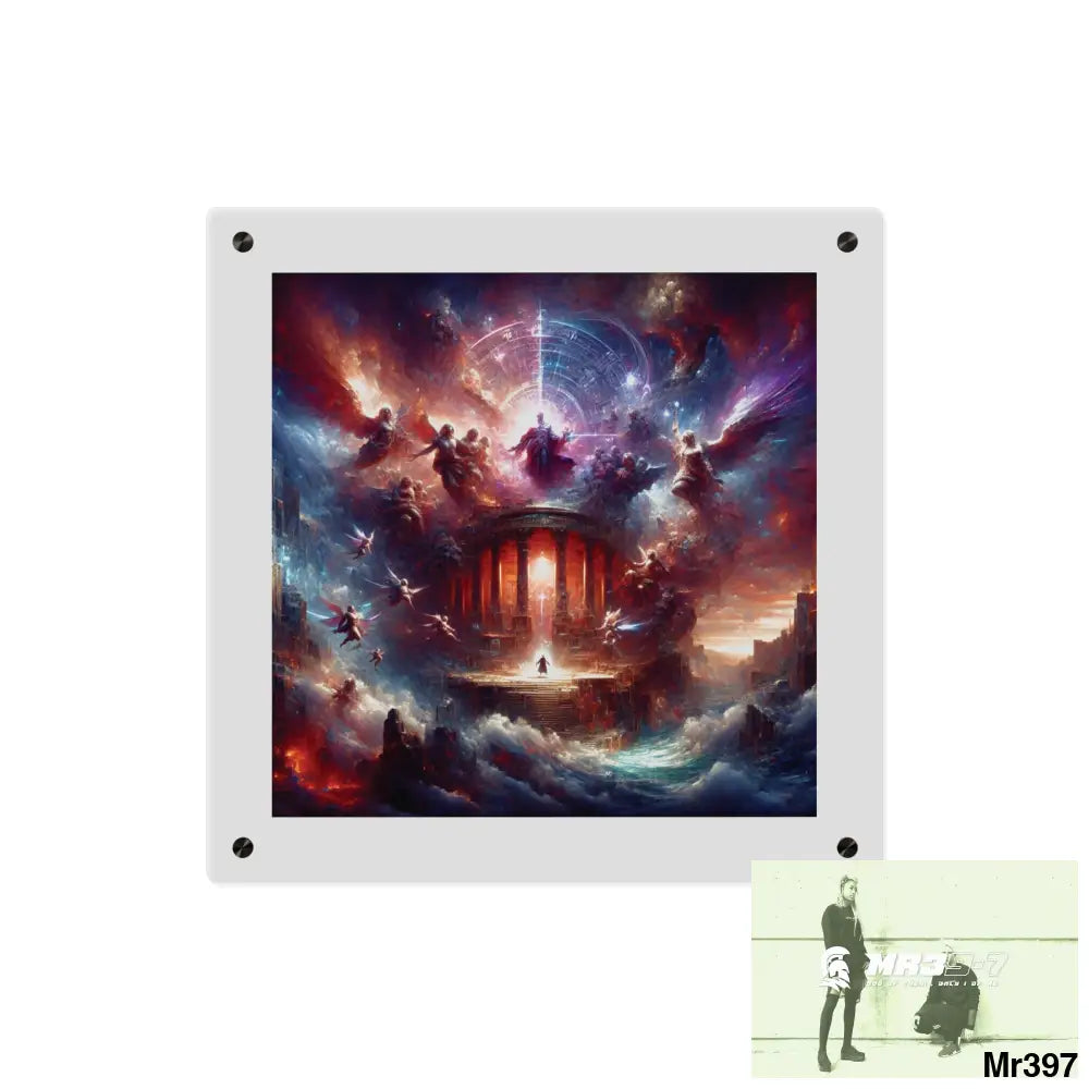 #10th Ai linking all back to UK 2016 to 2024 failures their’s my deaths Gods intervention AI Themed Ltd Edition Acrylic