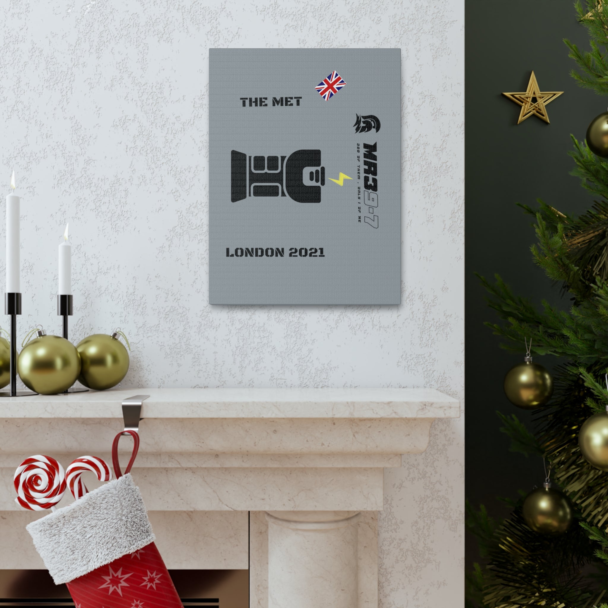 Copy of Canvas Gallery Wraps MR 39 Tasered by The MET 2021