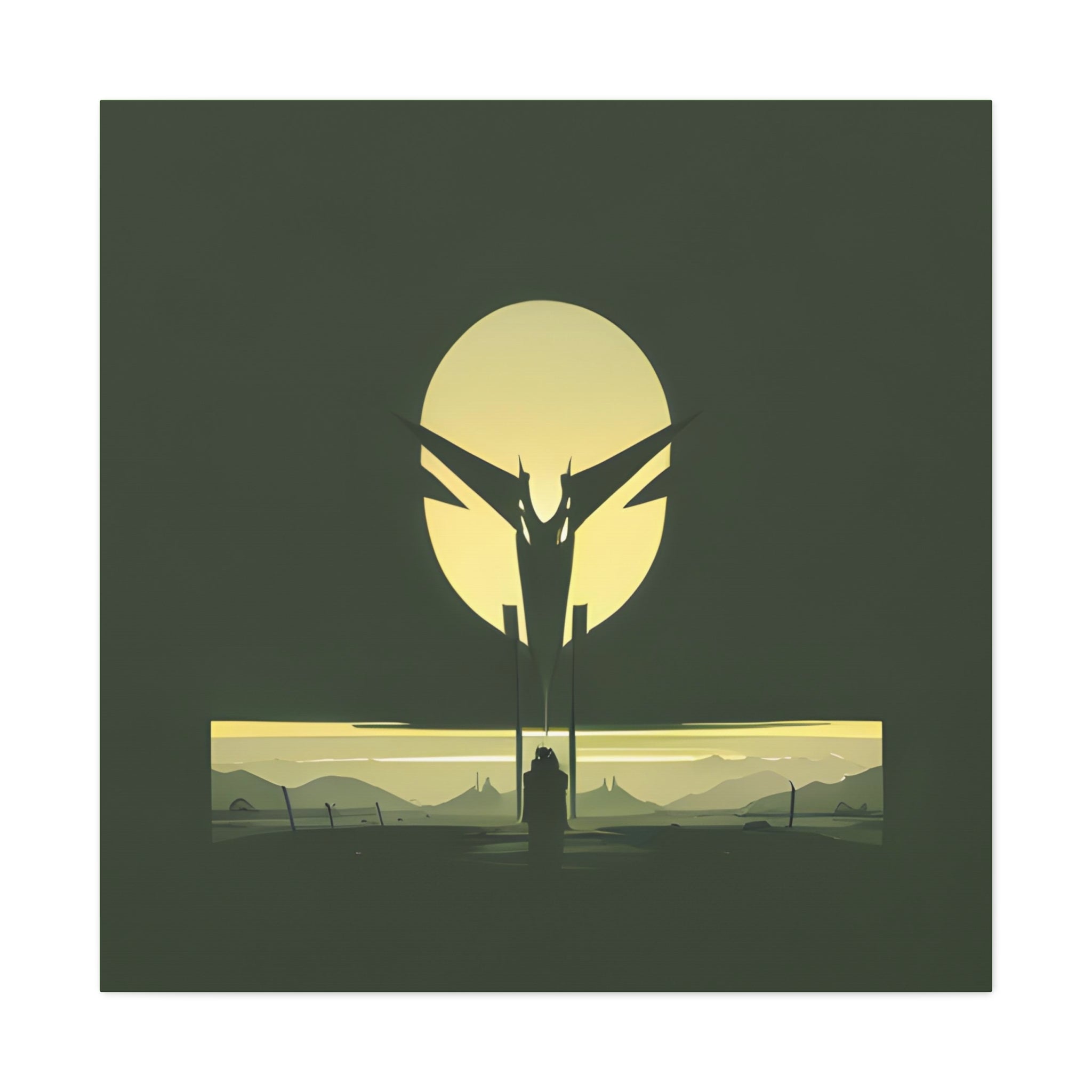 AI Vigilante themed Canvas Gallery Wraps