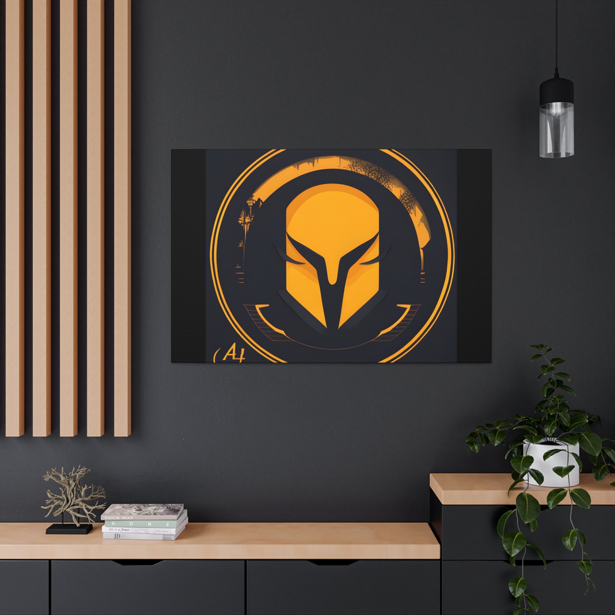 AI Vigilante themed Canvas Gallery Wraps