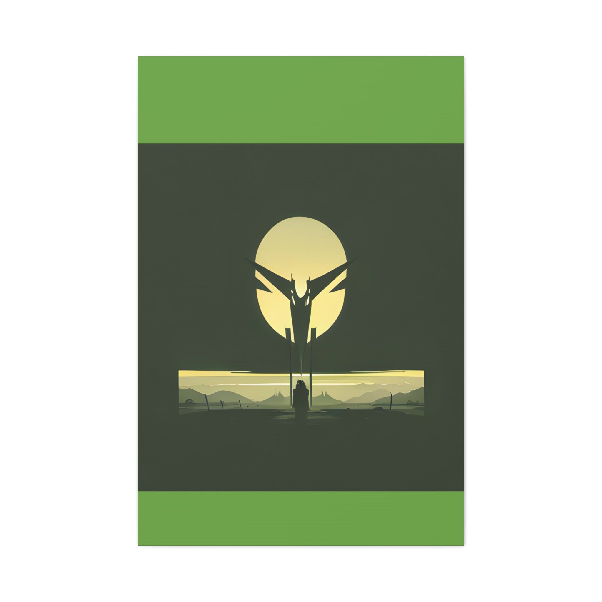 AI Vigilante themed Canvas Gallery Wraps