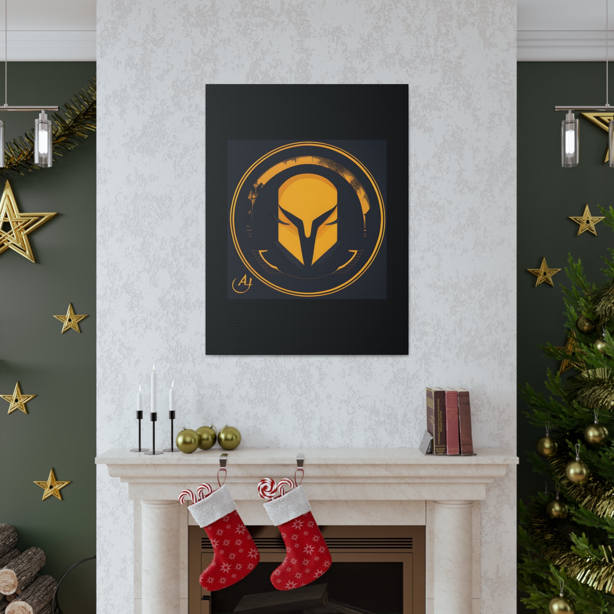 AI Vigilante themed Canvas Gallery Wraps