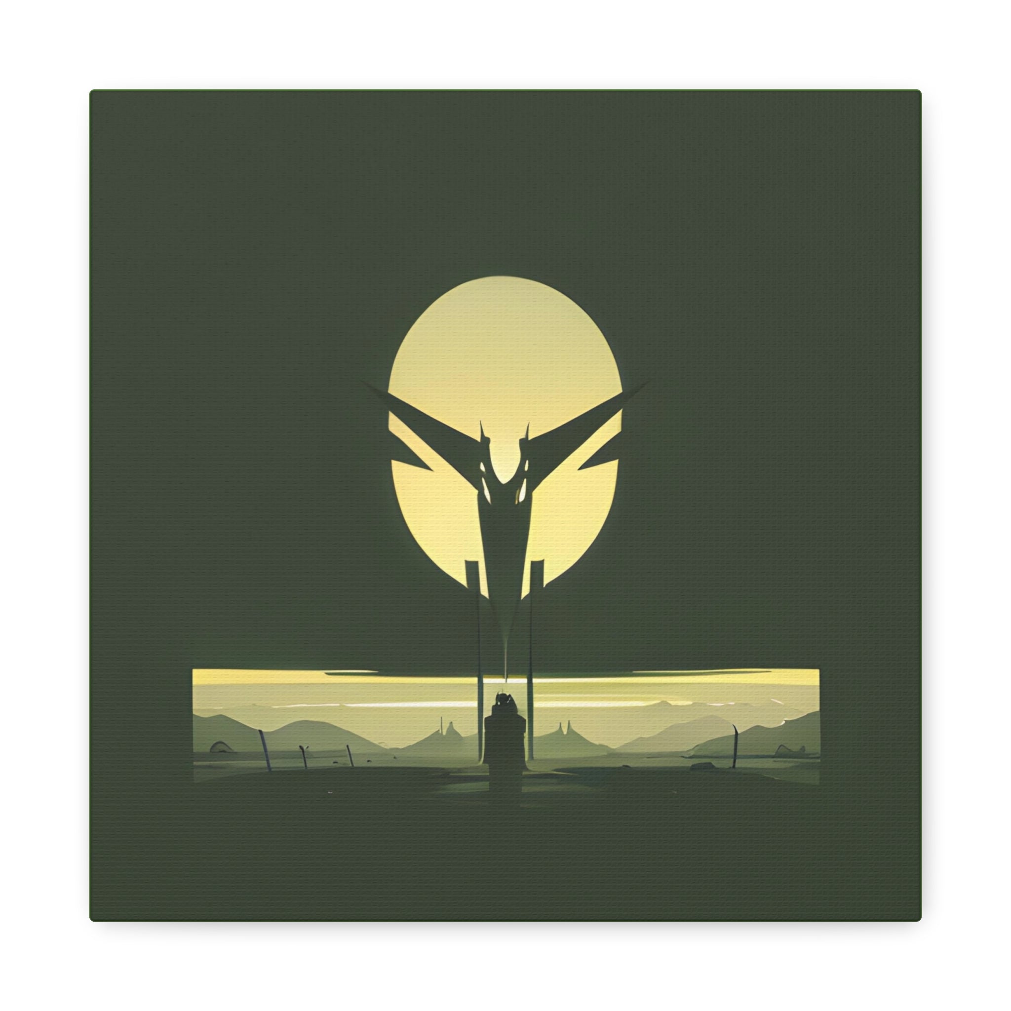 AI Vigilante themed Canvas Gallery Wraps