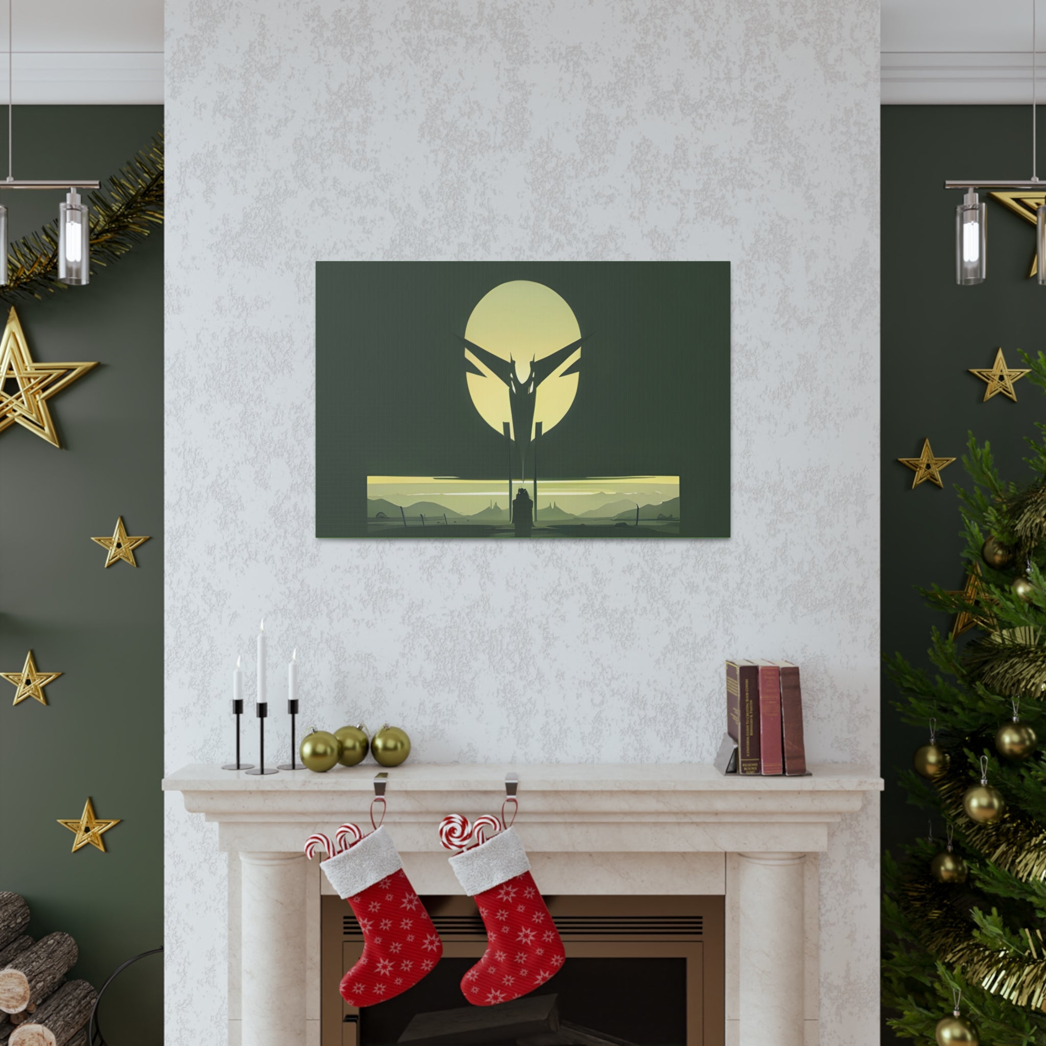 AI Vigilante themed Canvas Gallery Wraps