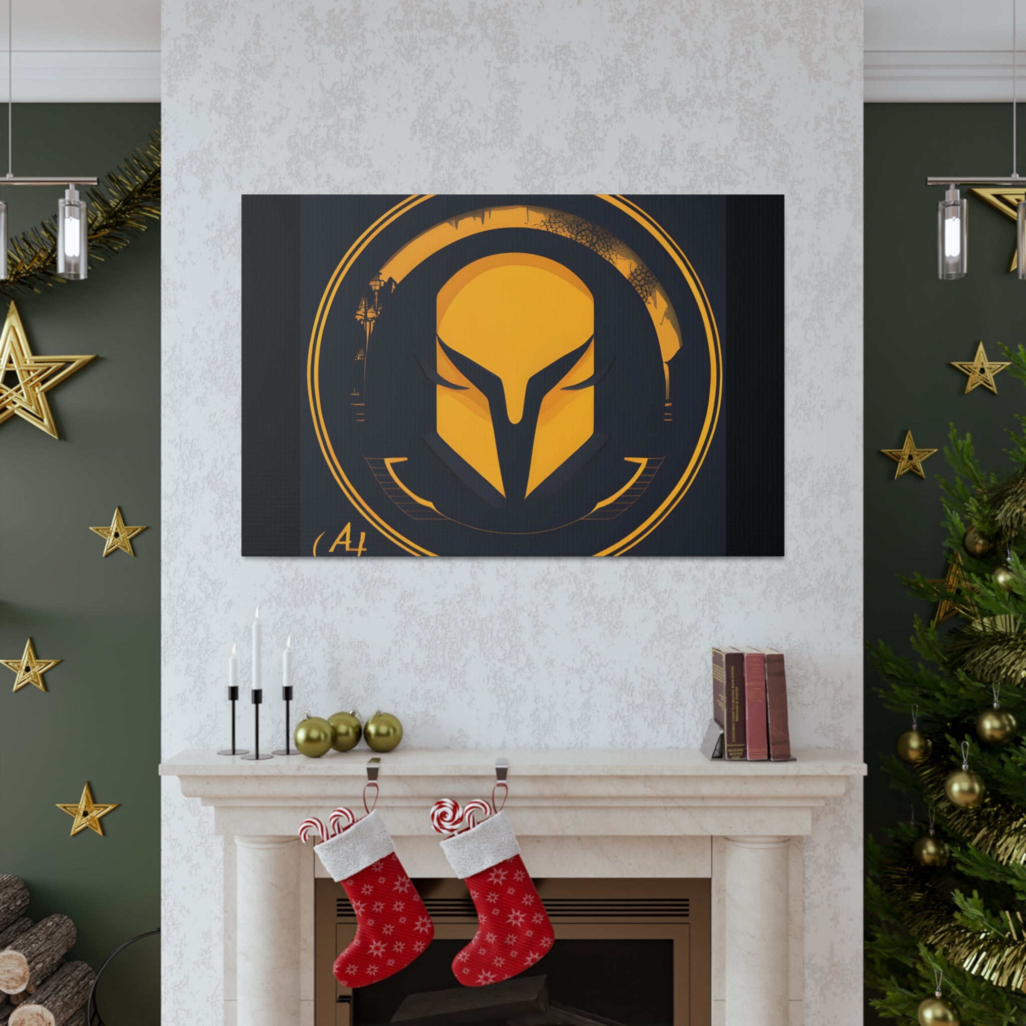 AI Vigilante themed Canvas Gallery Wraps