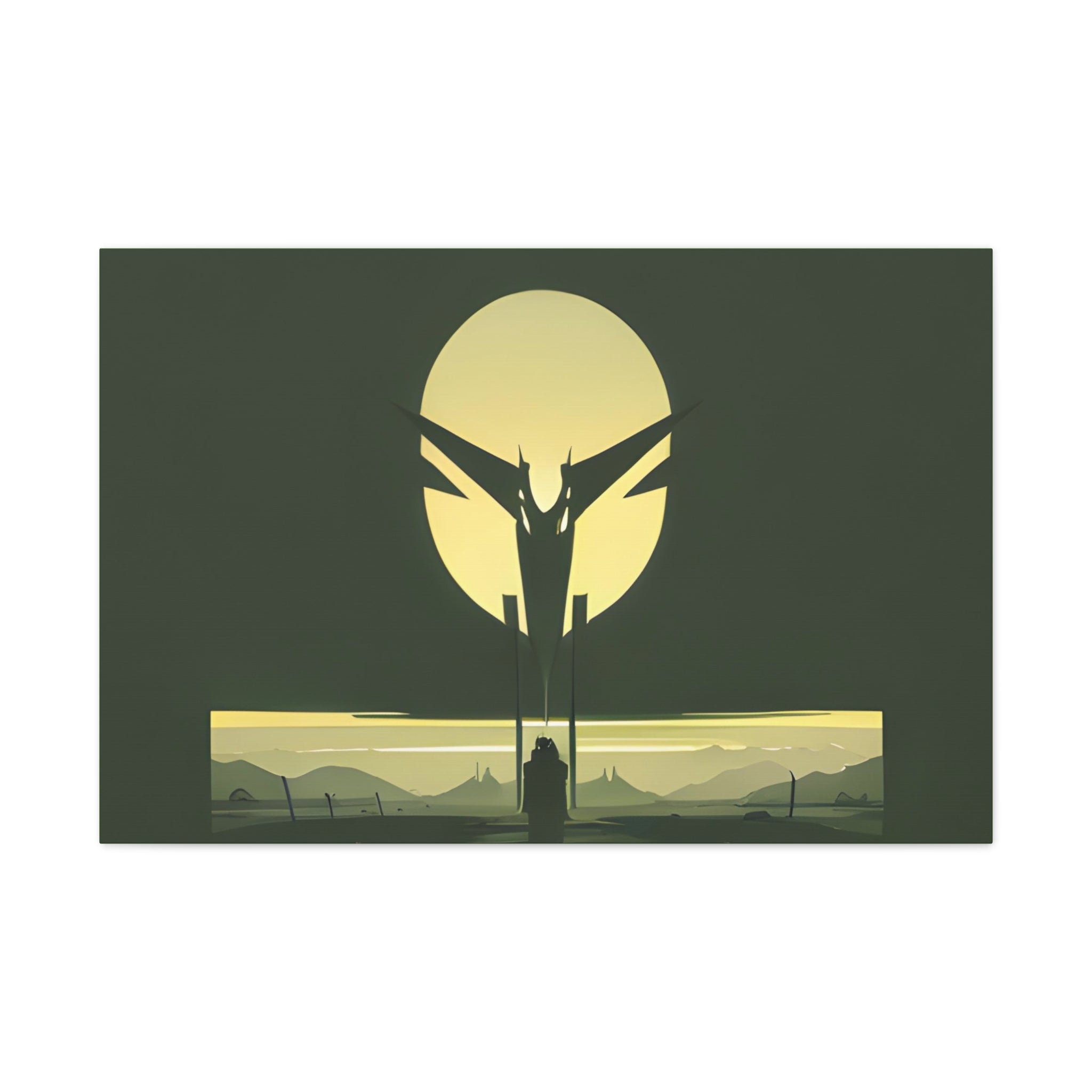 AI Vigilante themed Canvas Gallery Wraps