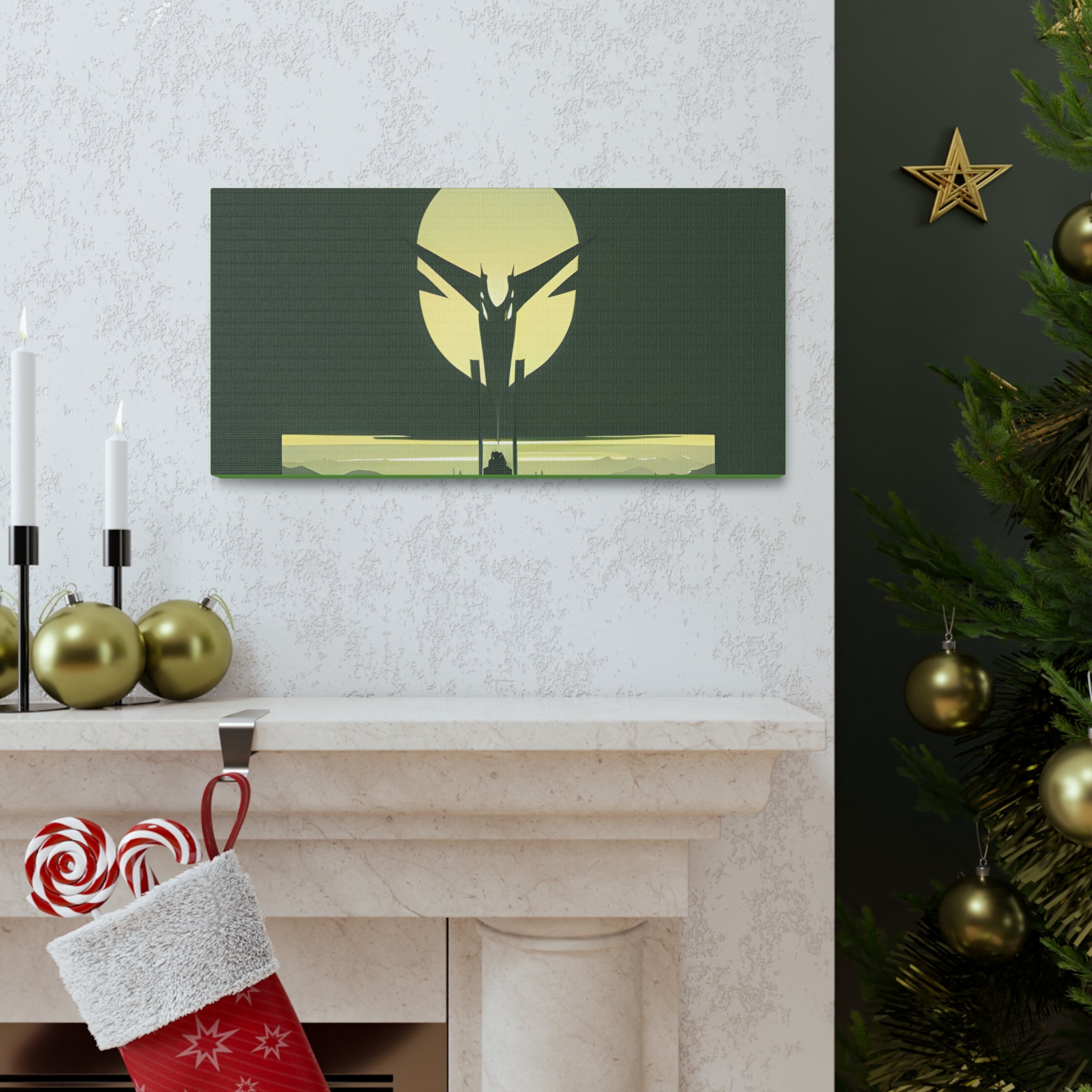 AI Vigilante themed Canvas Gallery Wraps