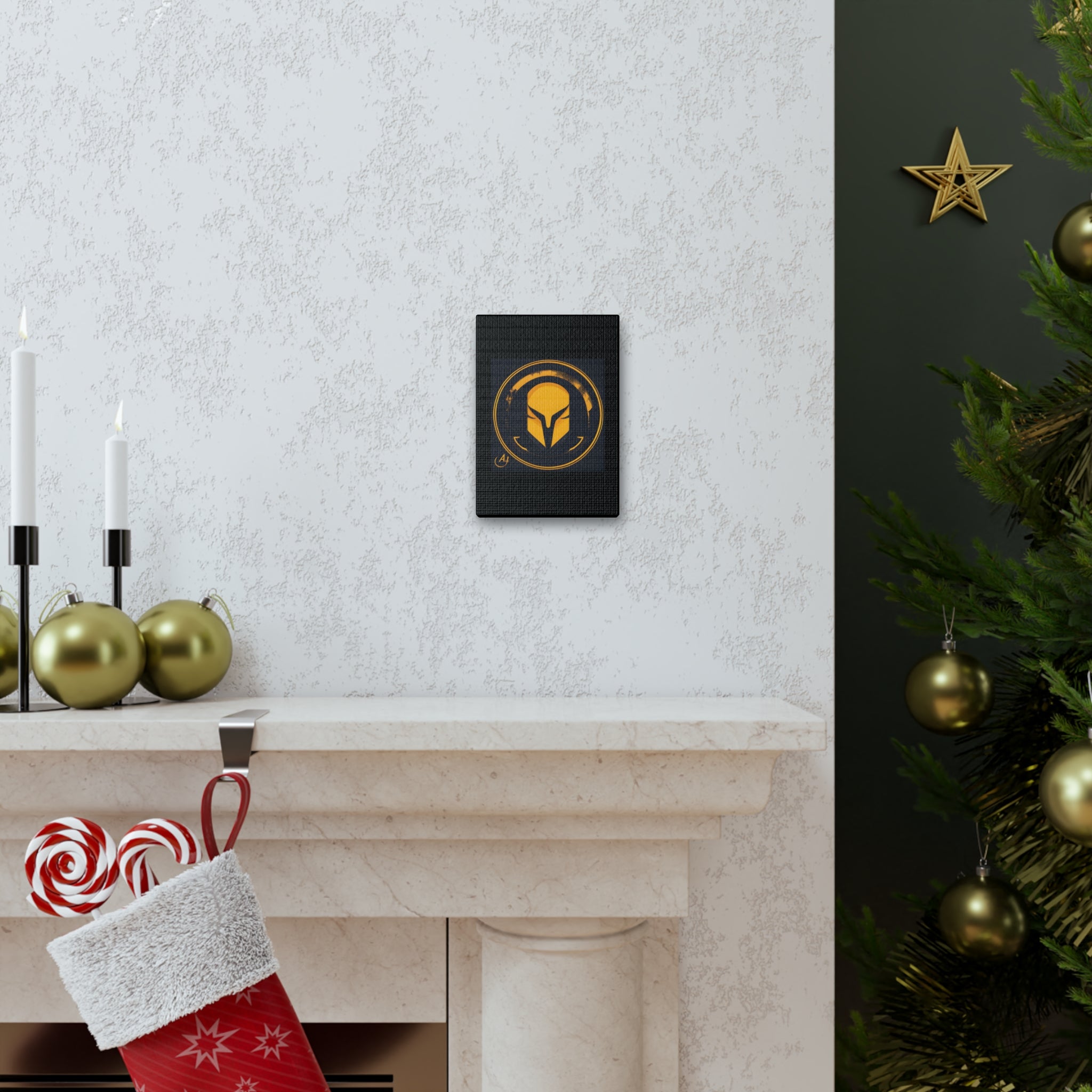 AI Vigilante themed Canvas Gallery Wraps