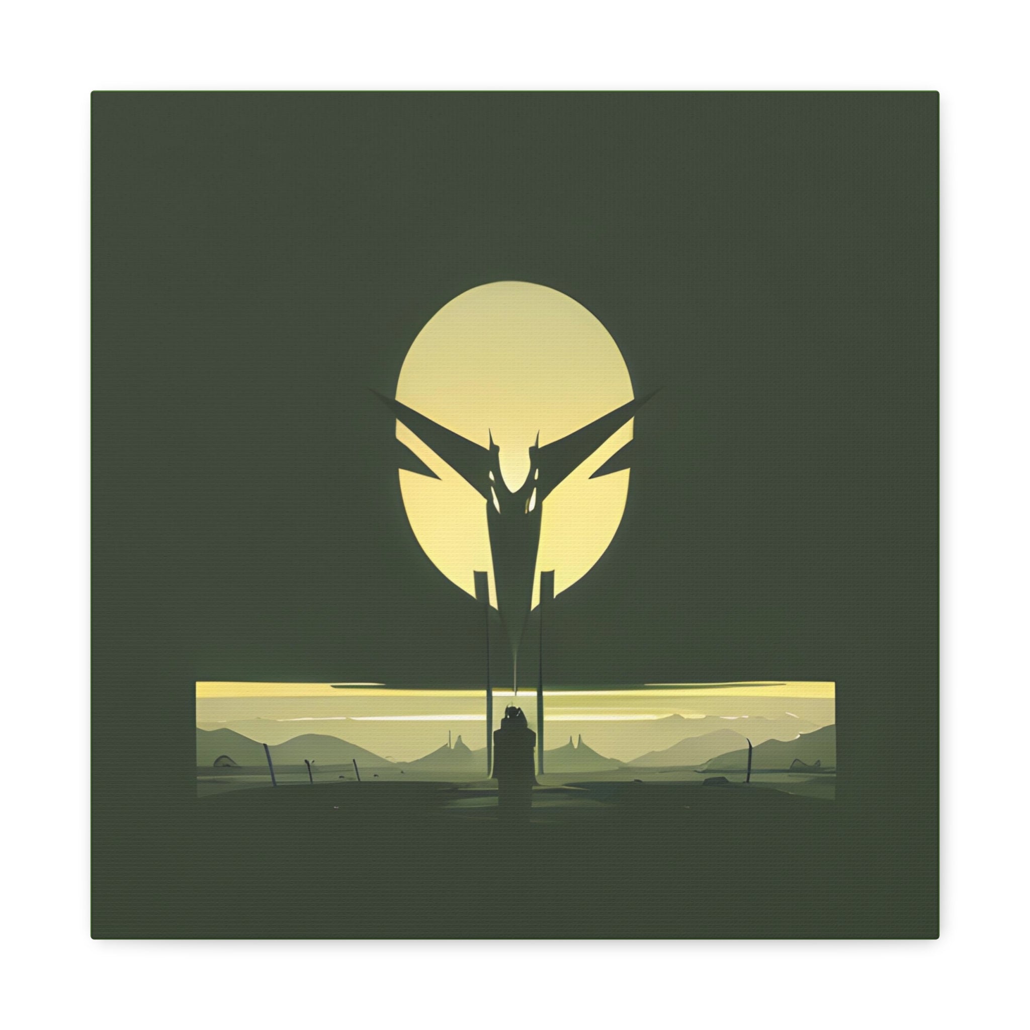 AI Vigilante themed Canvas Gallery Wraps