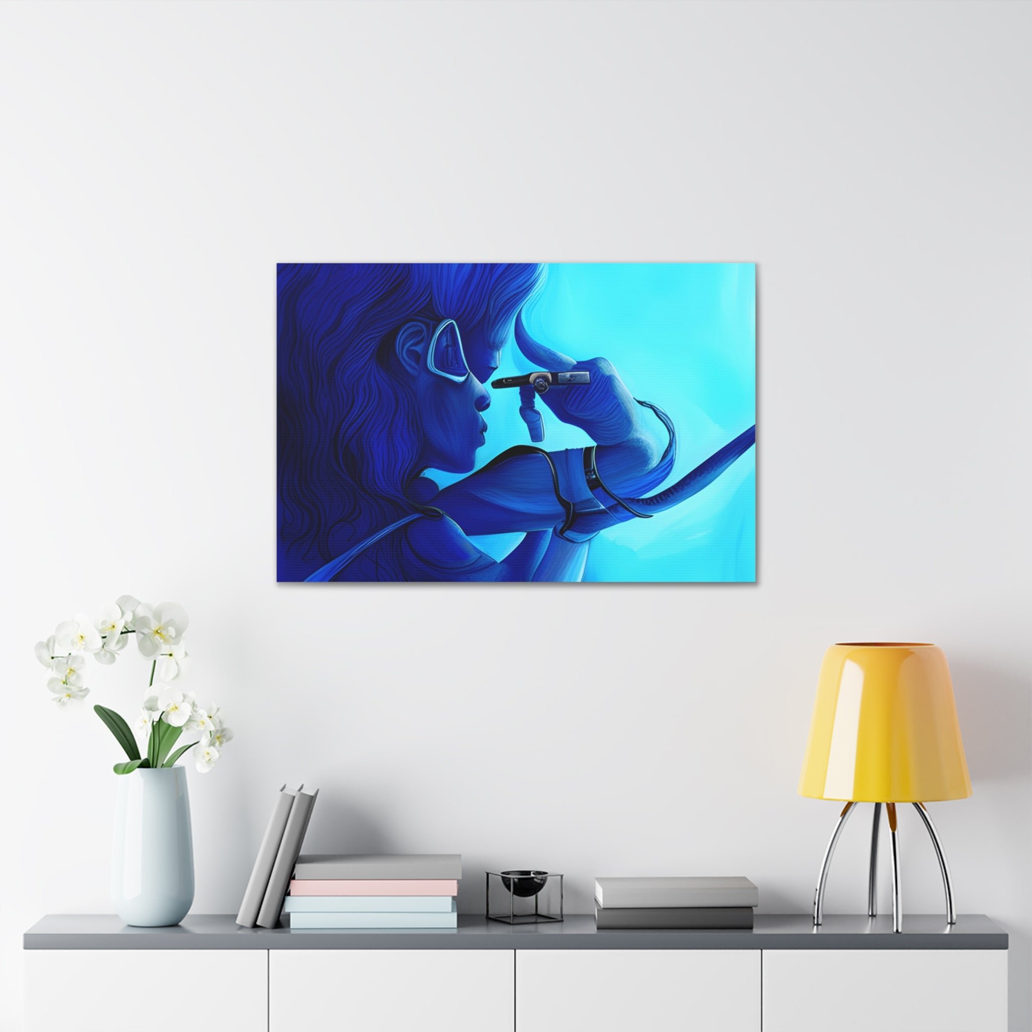 Canvas Gallery Wraps AI•Scuba Dive 1P QEII & Country generated