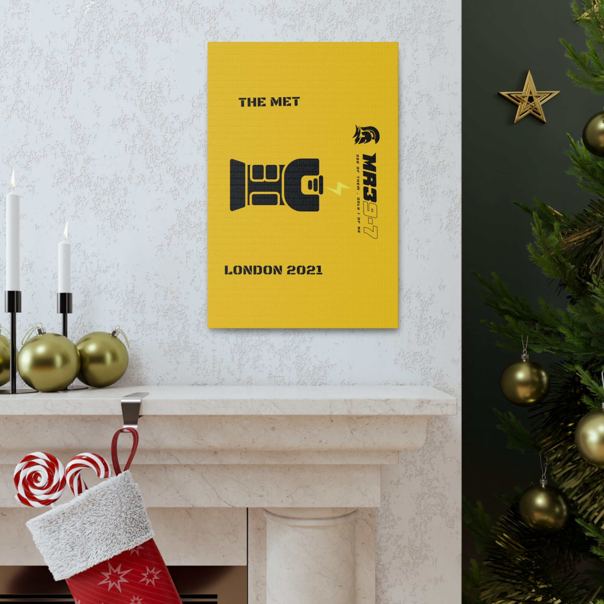 Canvas Gallery Wraps MR 39 Tasered by THe MET 2021