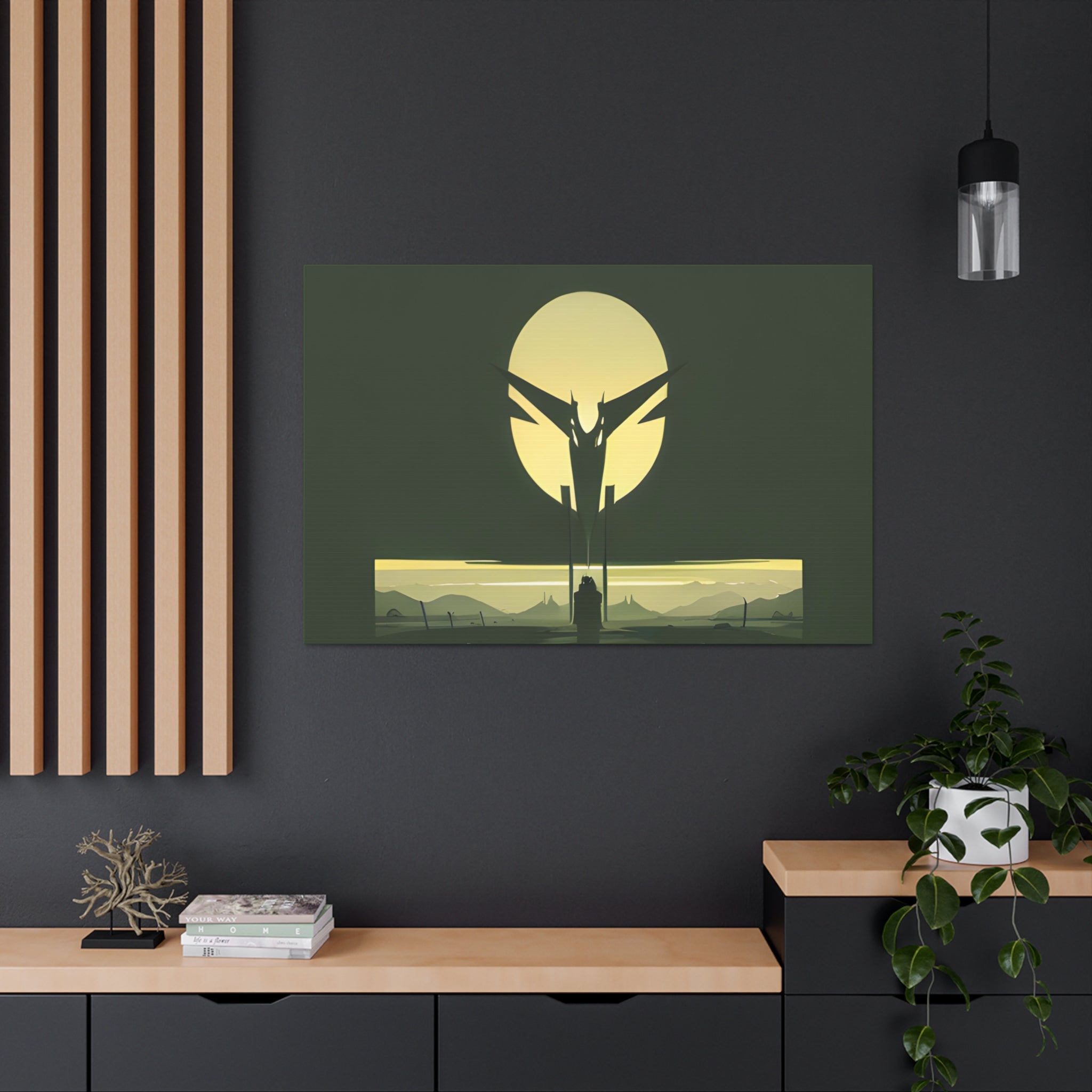 AI Vigilante themed Canvas Gallery Wraps
