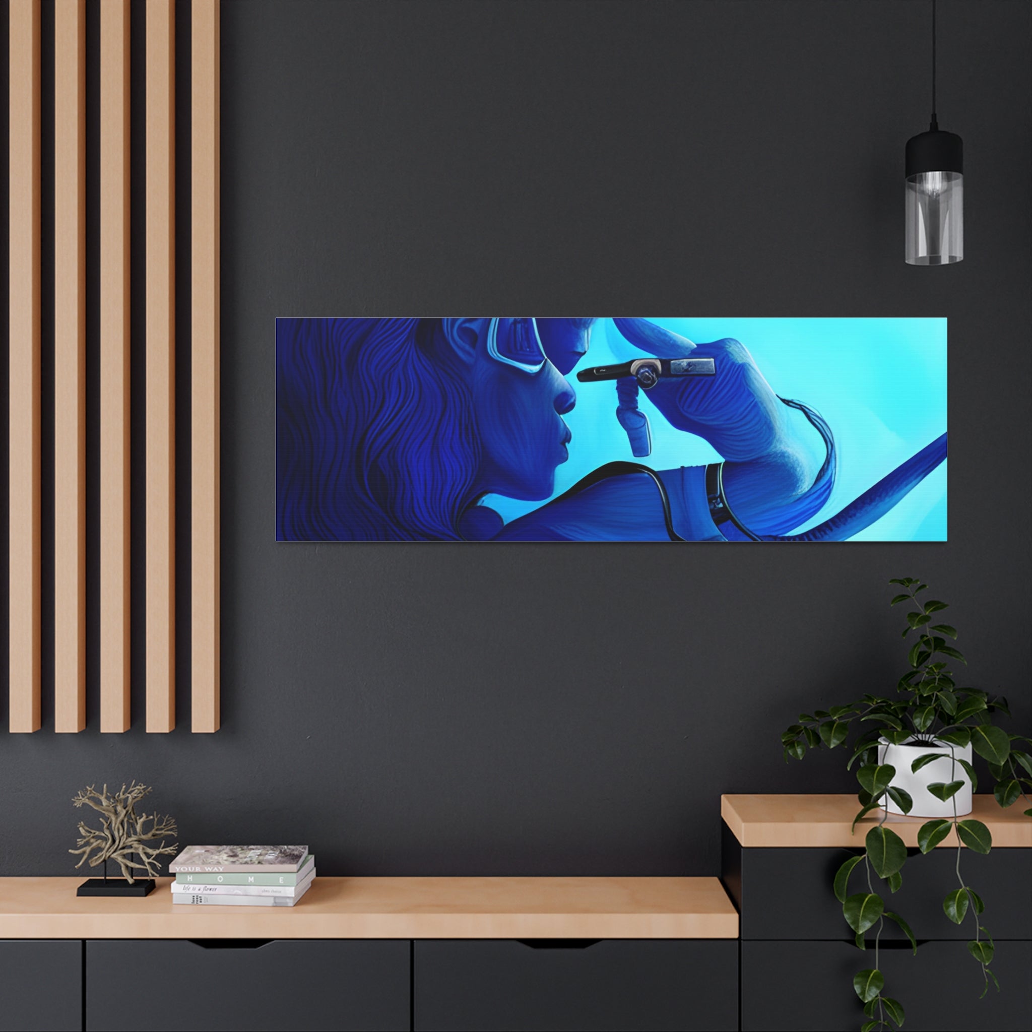 Canvas Gallery Wraps AI•Scuba Dive 1P QEII & Country generated