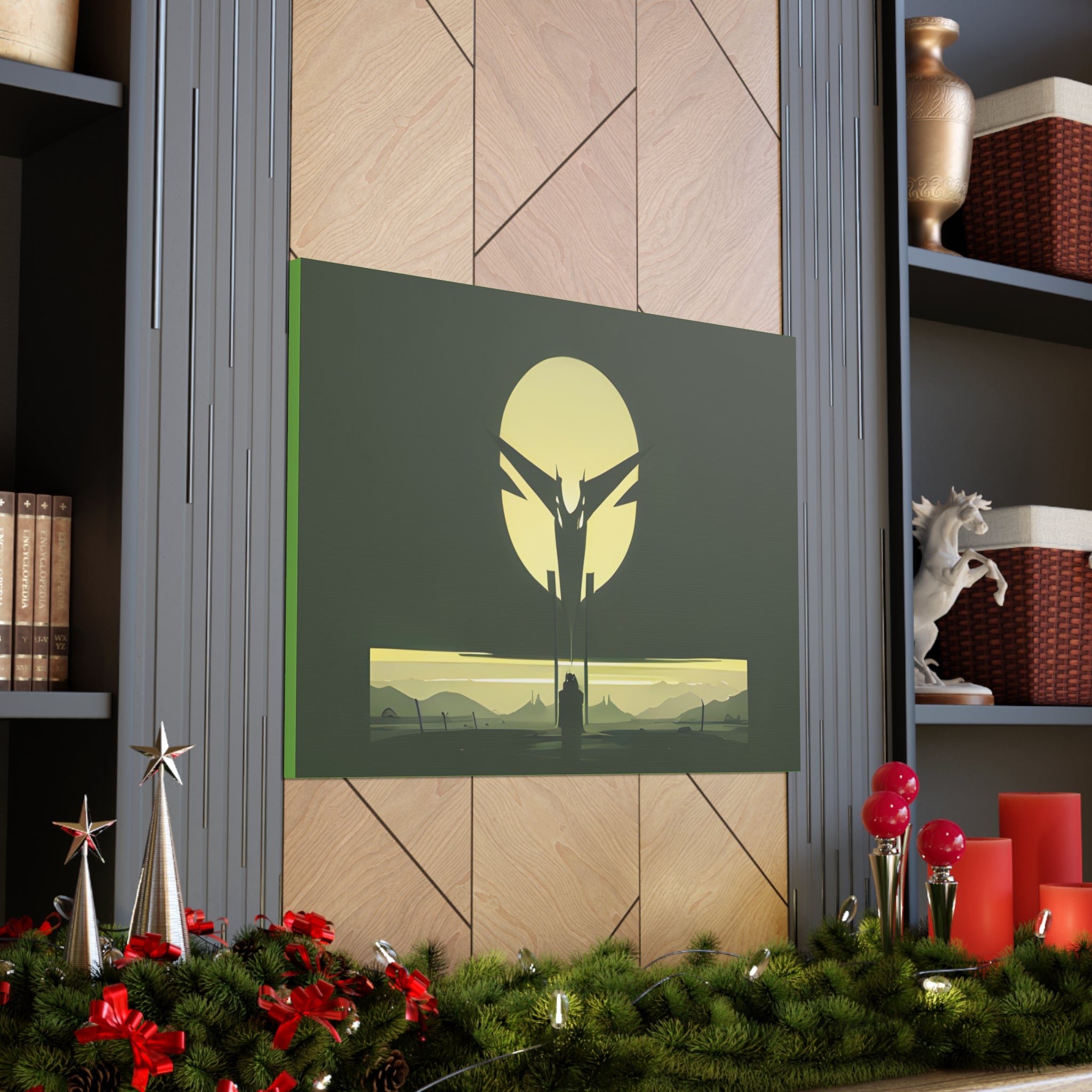 AI Vigilante themed Canvas Gallery Wraps