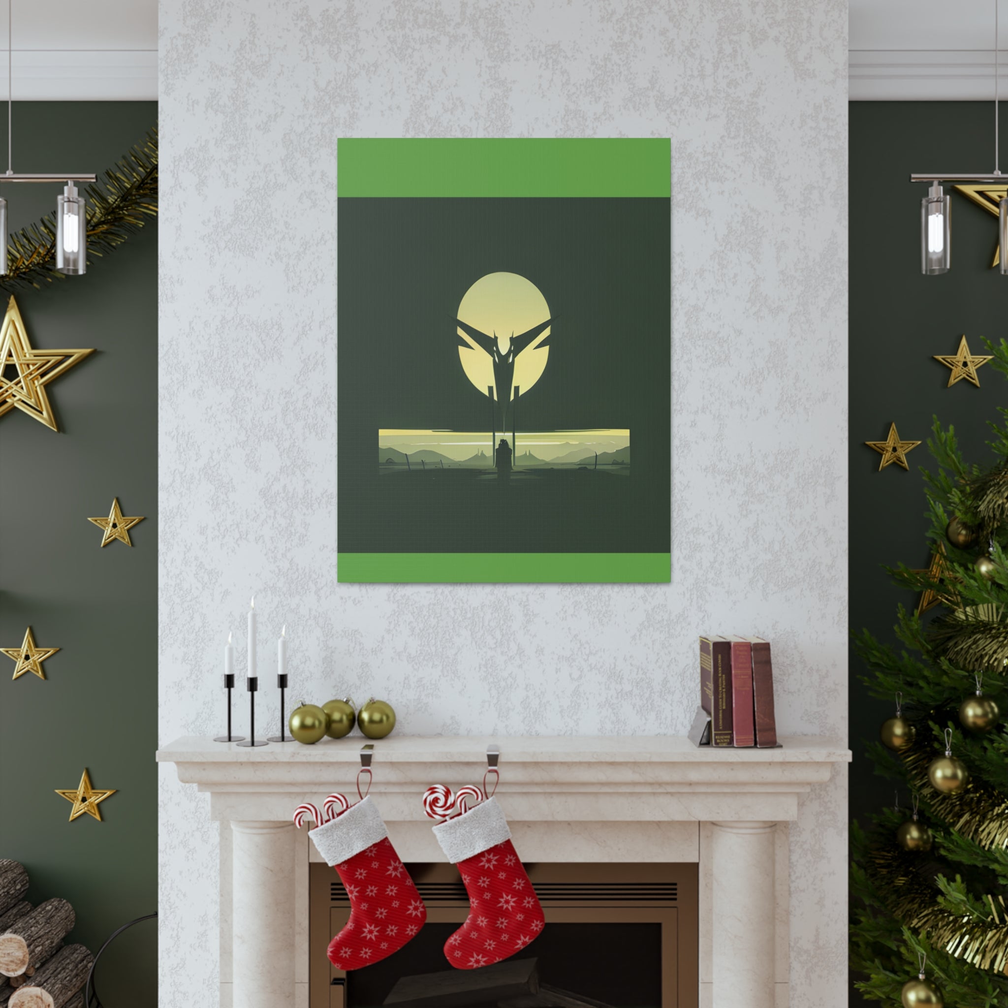 AI Vigilante themed Canvas Gallery Wraps