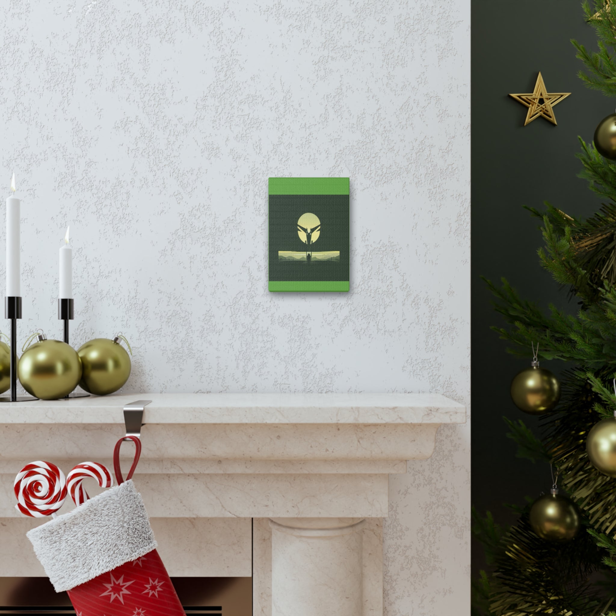 AI Vigilante themed Canvas Gallery Wraps