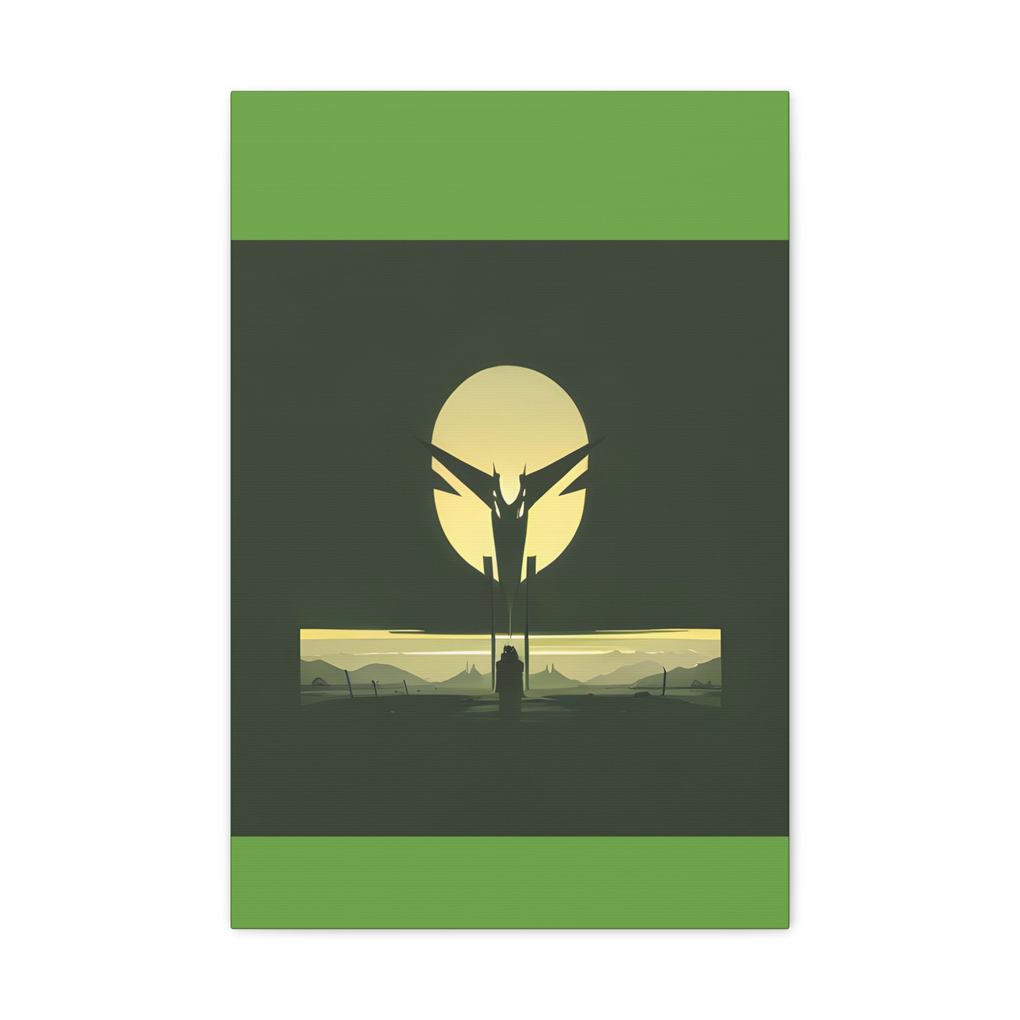 AI Vigilante themed Canvas Gallery Wraps