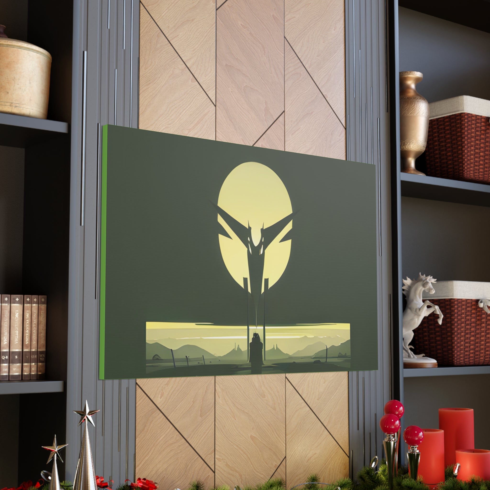 AI Vigilante themed Canvas Gallery Wraps