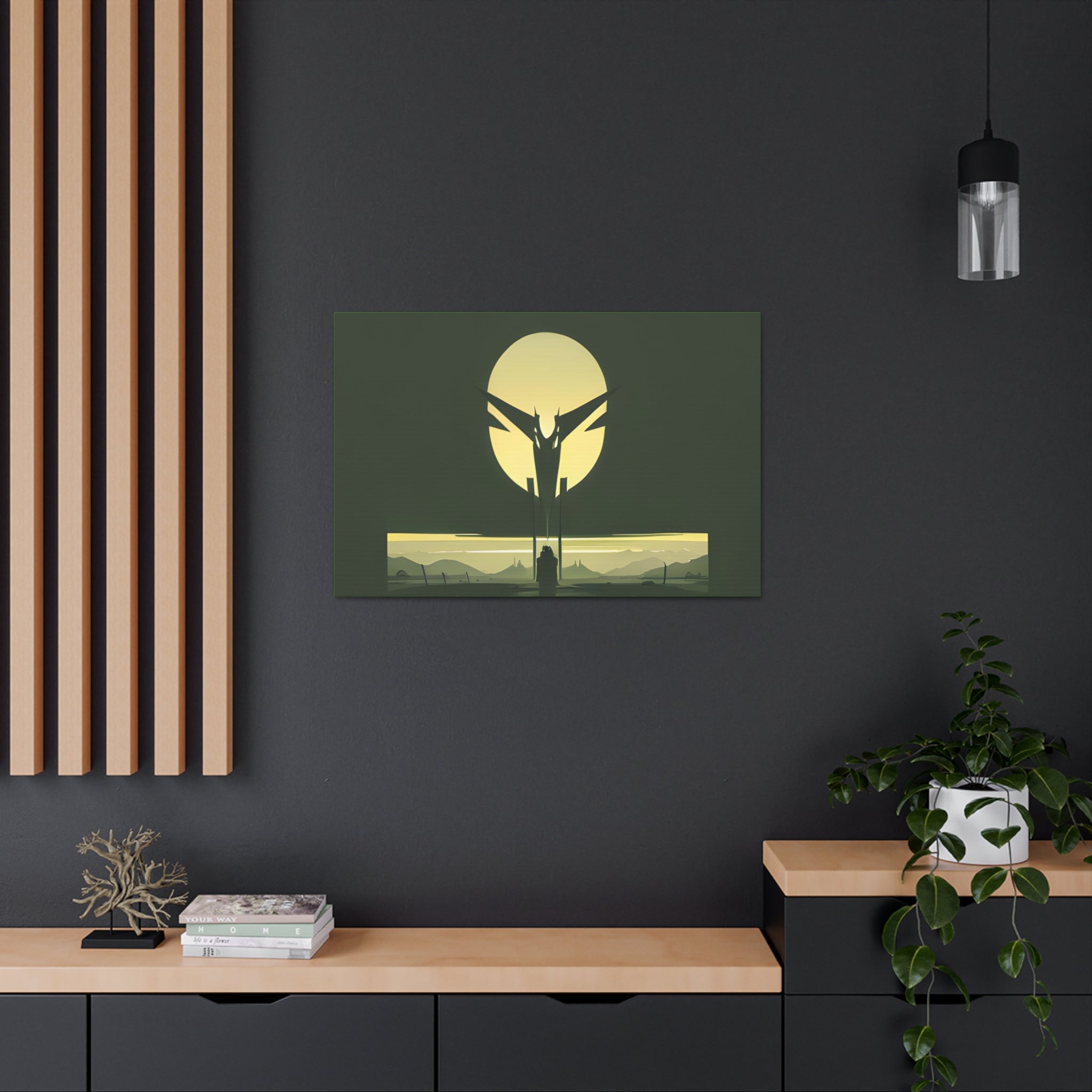 AI Vigilante themed Canvas Gallery Wraps