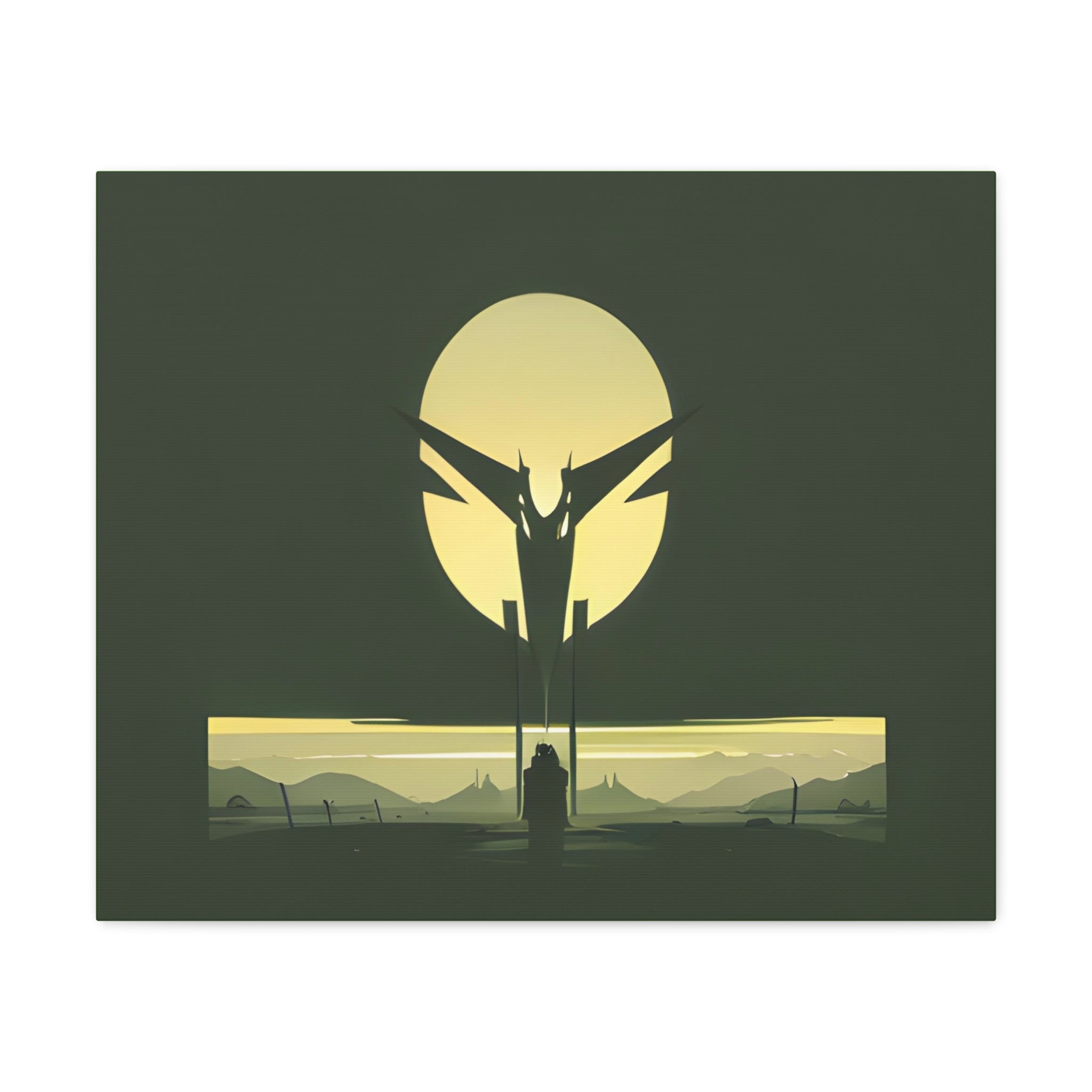 AI Vigilante themed Canvas Gallery Wraps