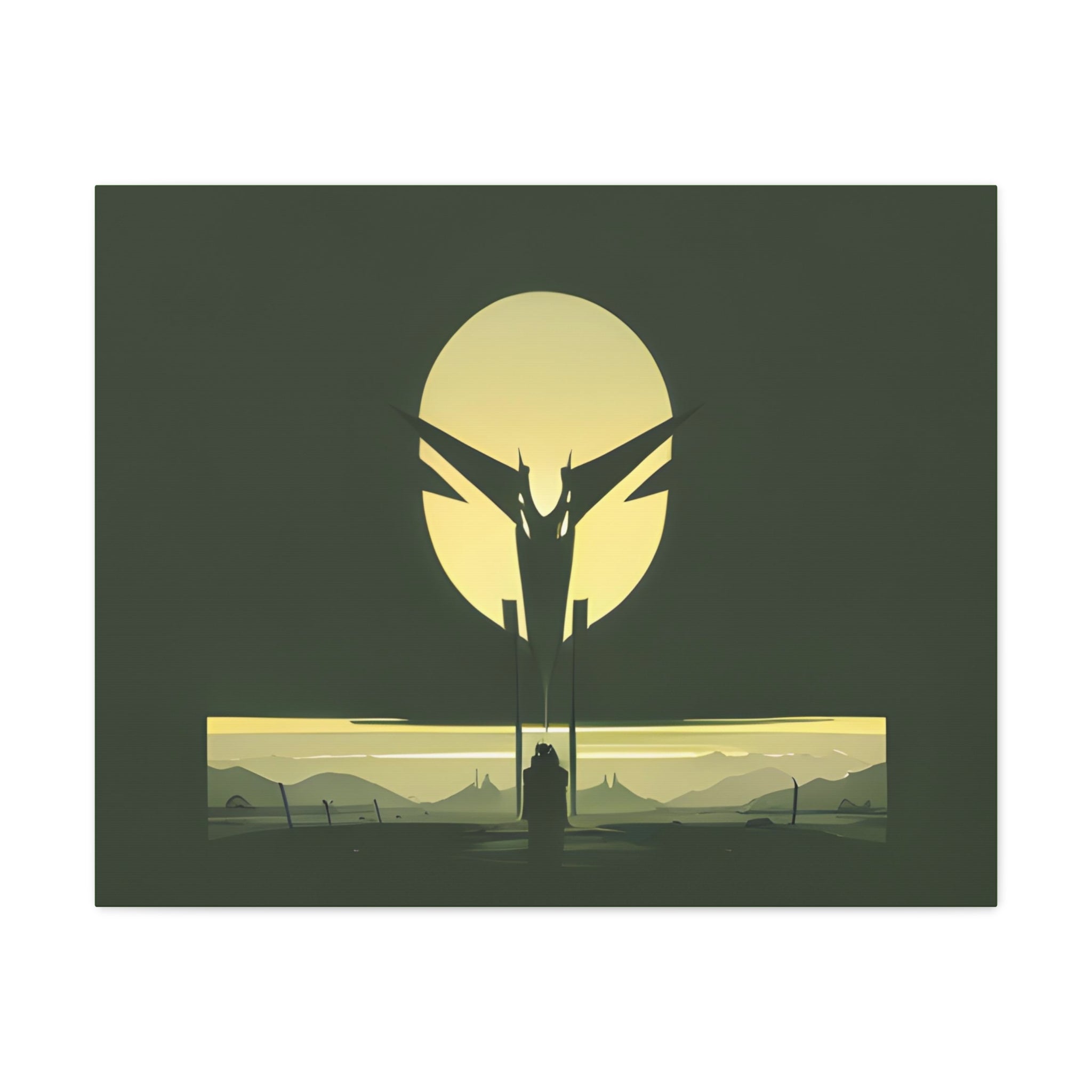 AI Vigilante themed Canvas Gallery Wraps