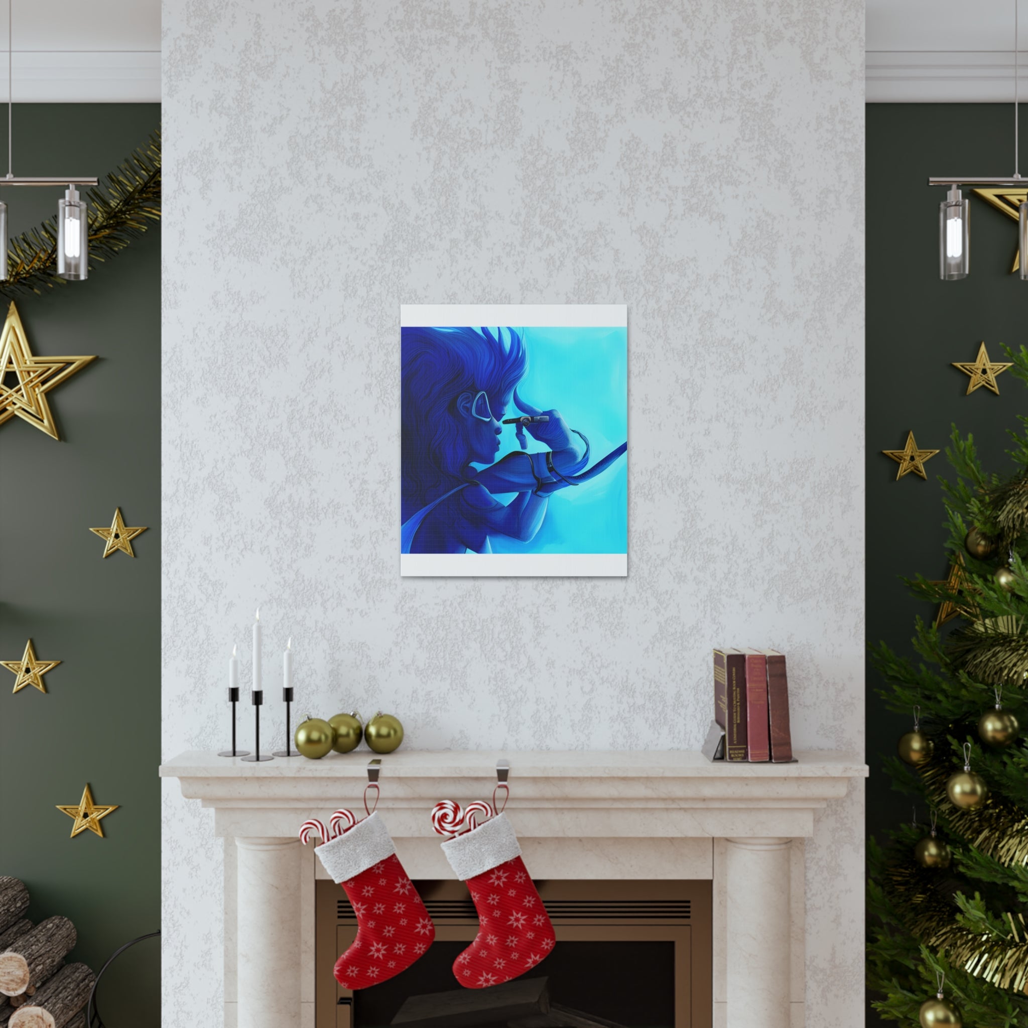 Canvas Gallery Wraps AI•Scuba Dive 1P Q&C generated