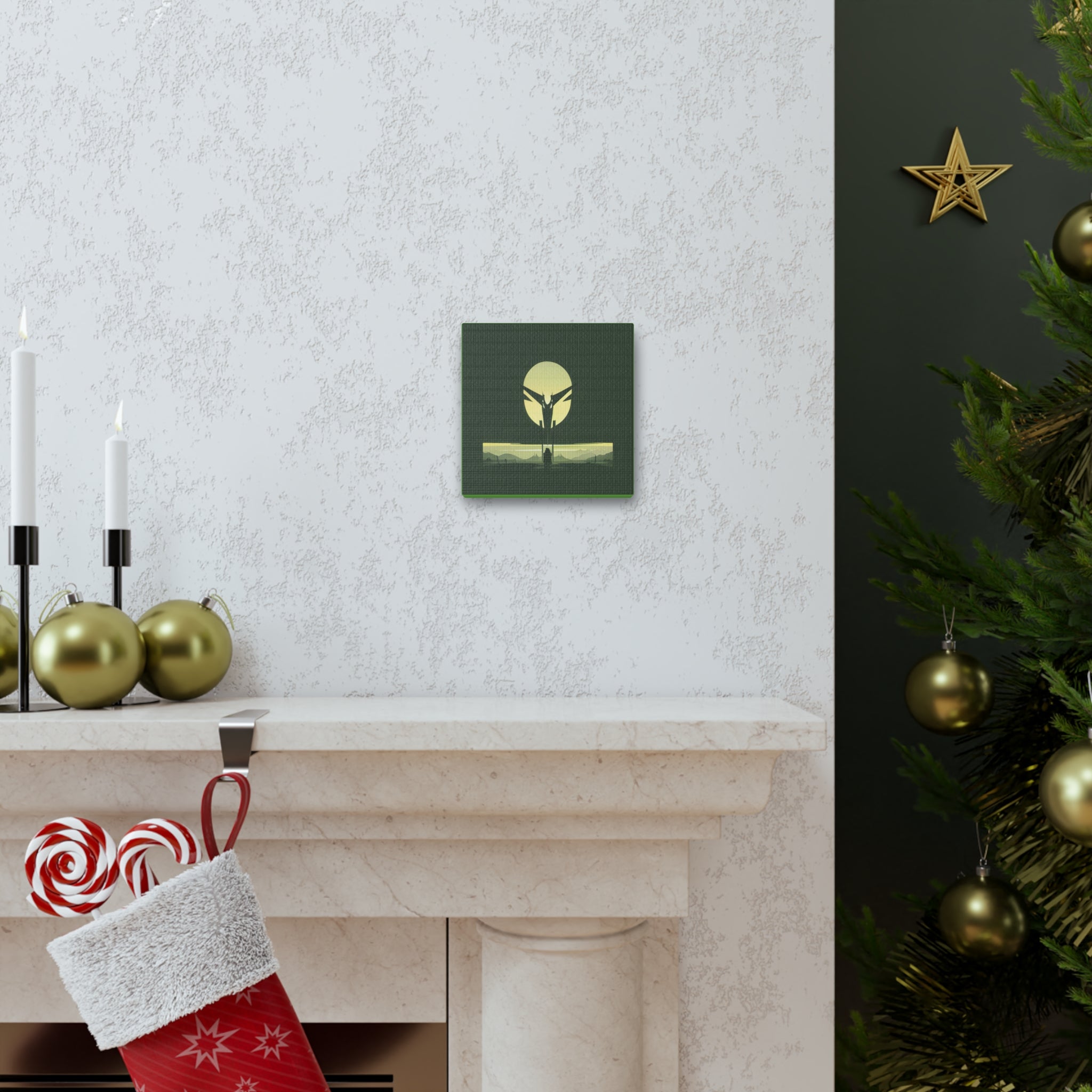 AI Vigilante themed Canvas Gallery Wraps