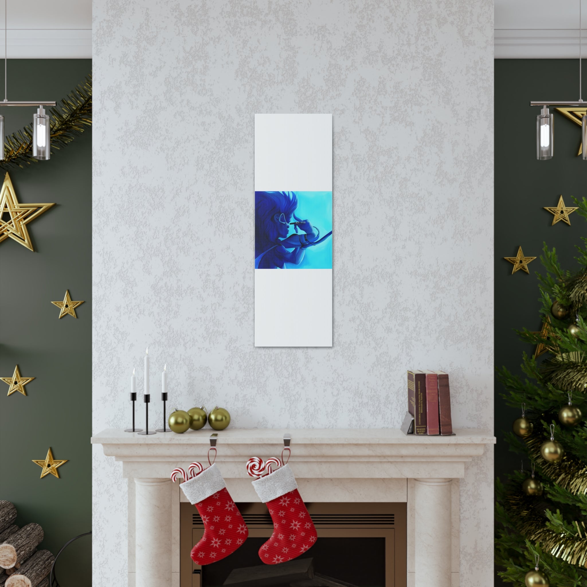 Canvas Gallery Wraps AI•Scuba Dive 1P Q&C generated