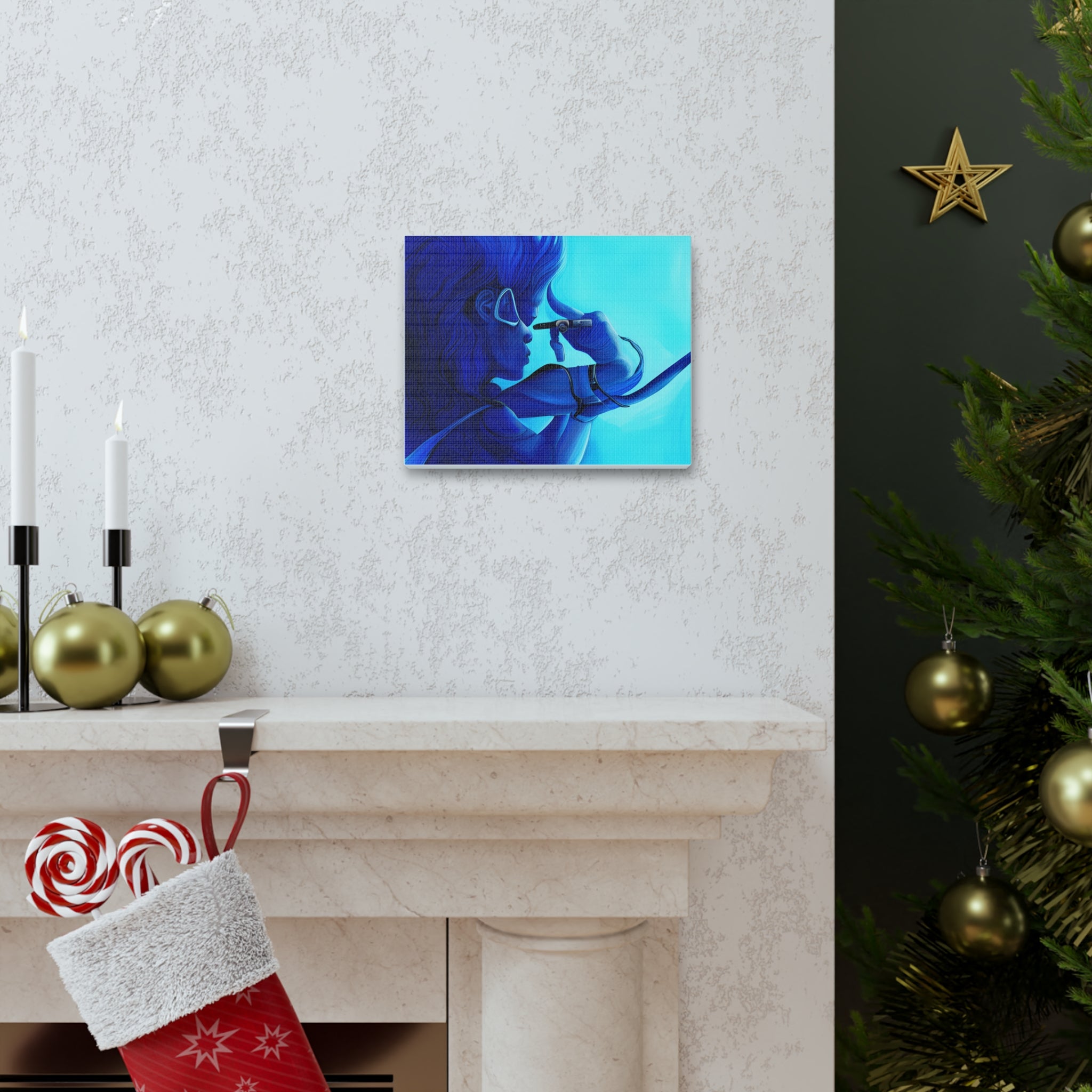 Canvas Gallery Wraps AI•Scuba Dive 1P Q&C generated