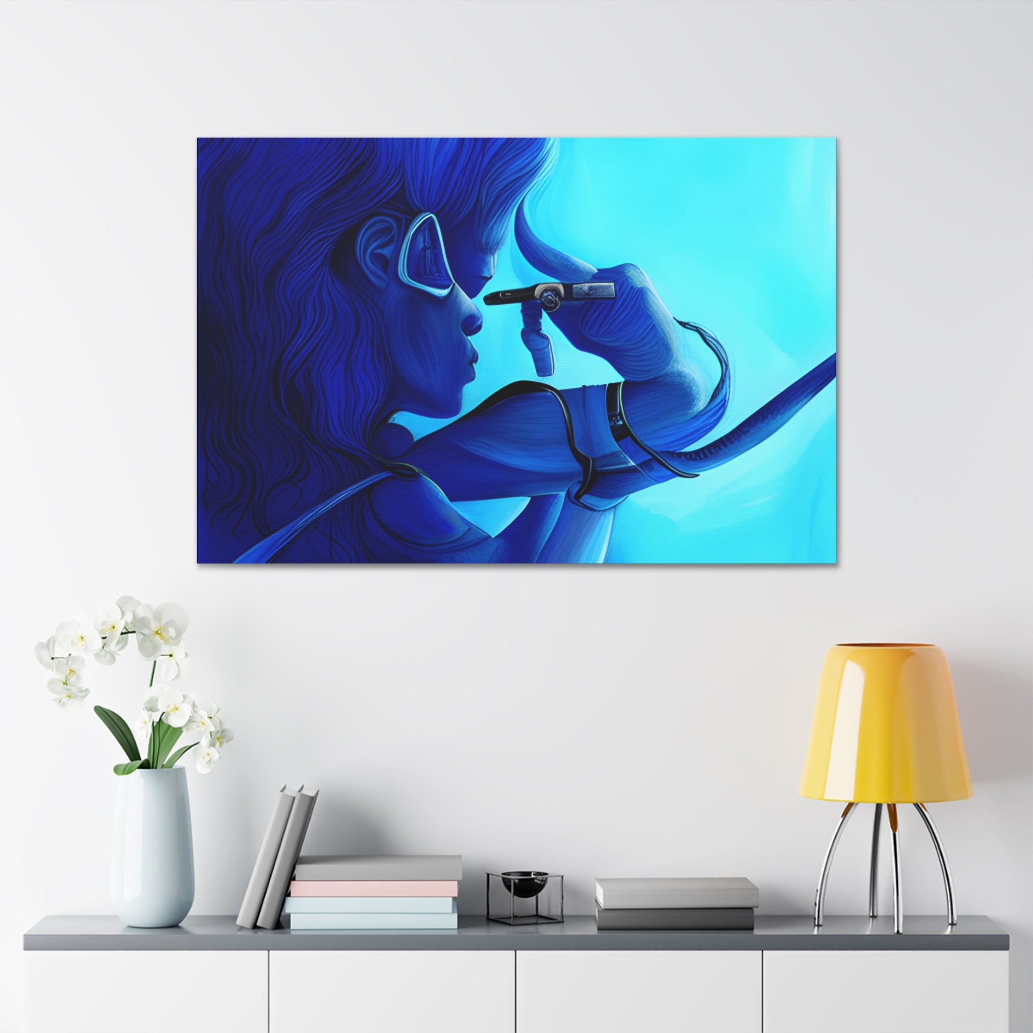 Canvas Gallery Wraps AI•Scuba Dive 1P QEII & Country generated