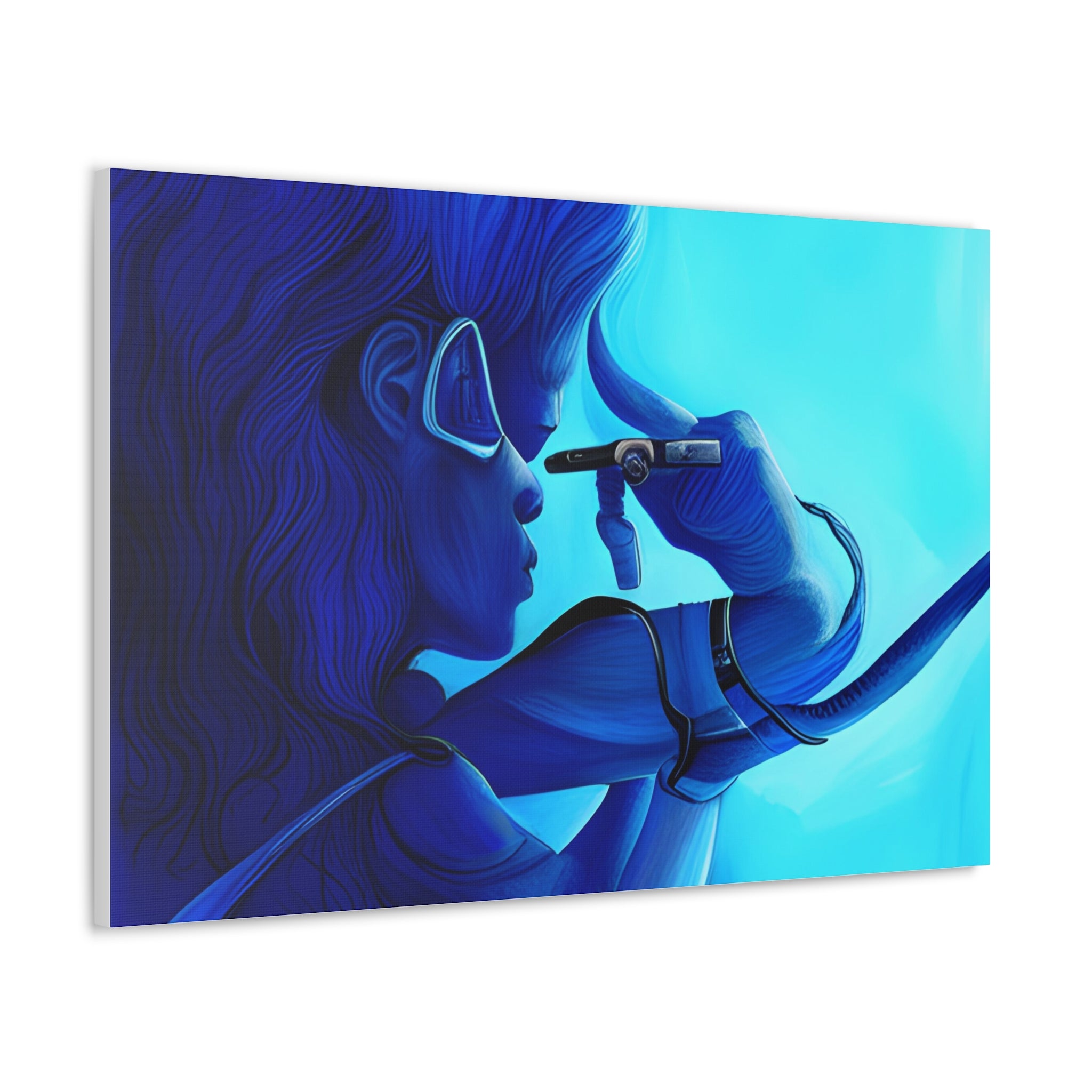 Canvas Gallery Wraps AI•Scuba Dive 1P QEII & Country generated