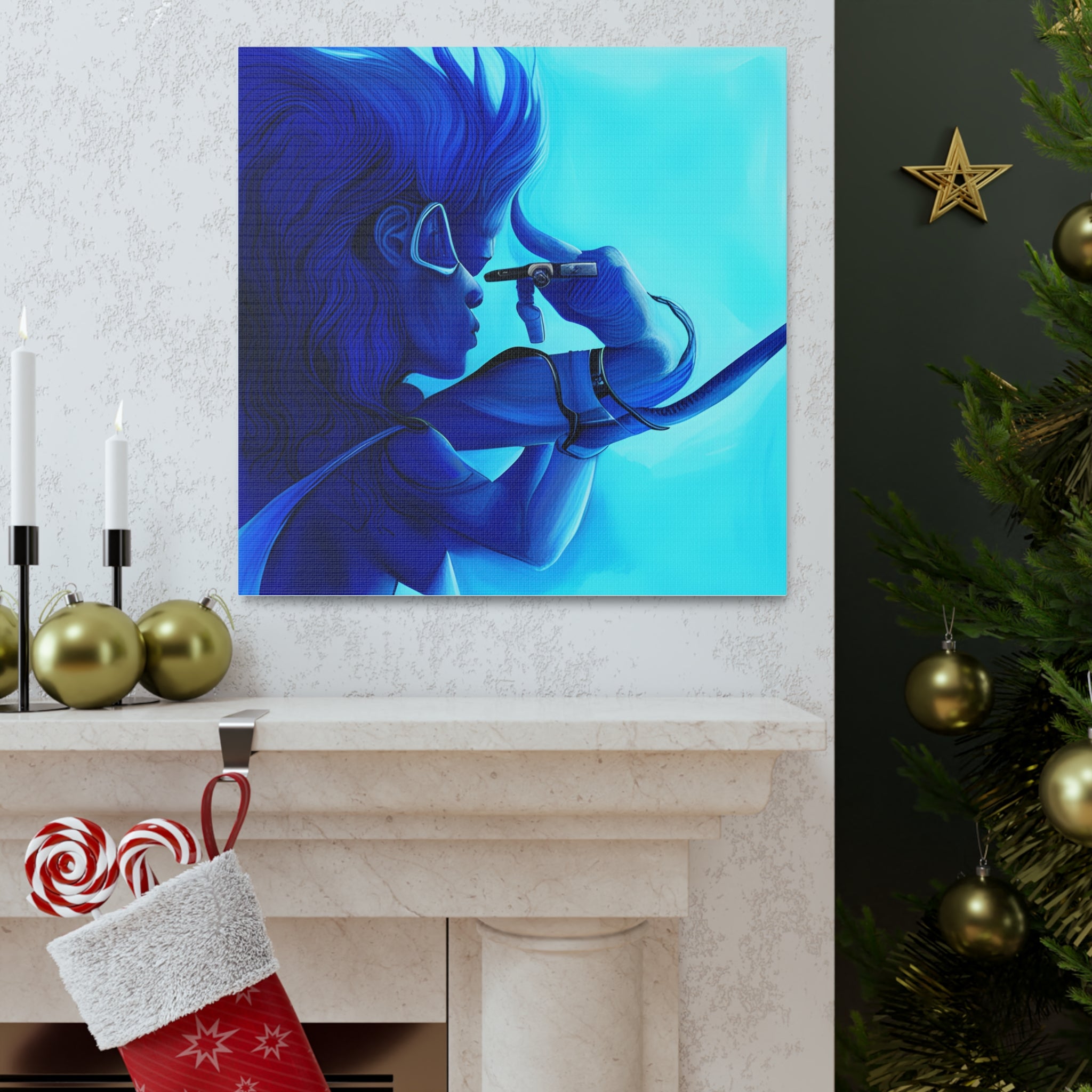 Canvas Gallery Wraps AI•Scuba Dive 1P Q&C generated