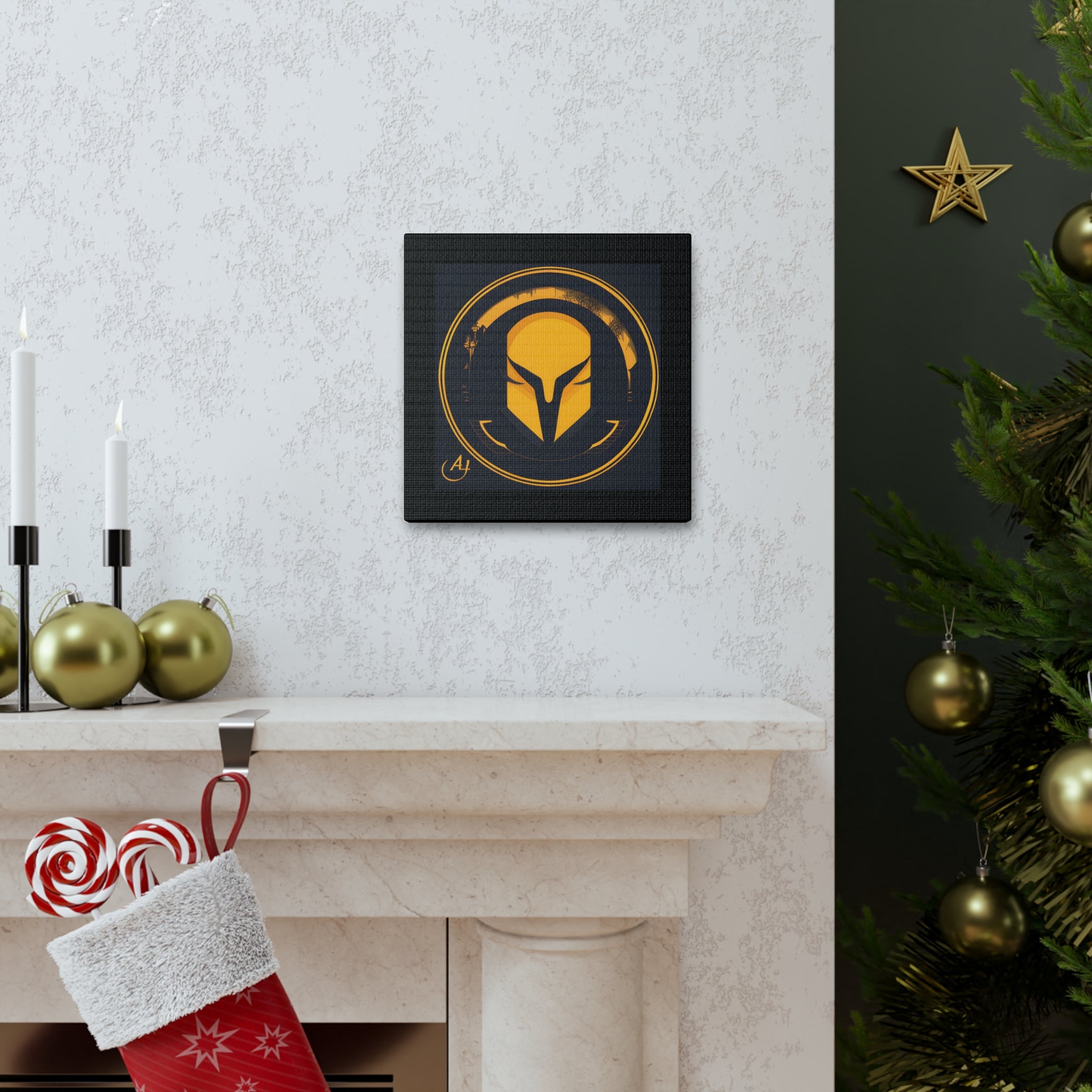 AI Vigilante themed Canvas Gallery Wraps