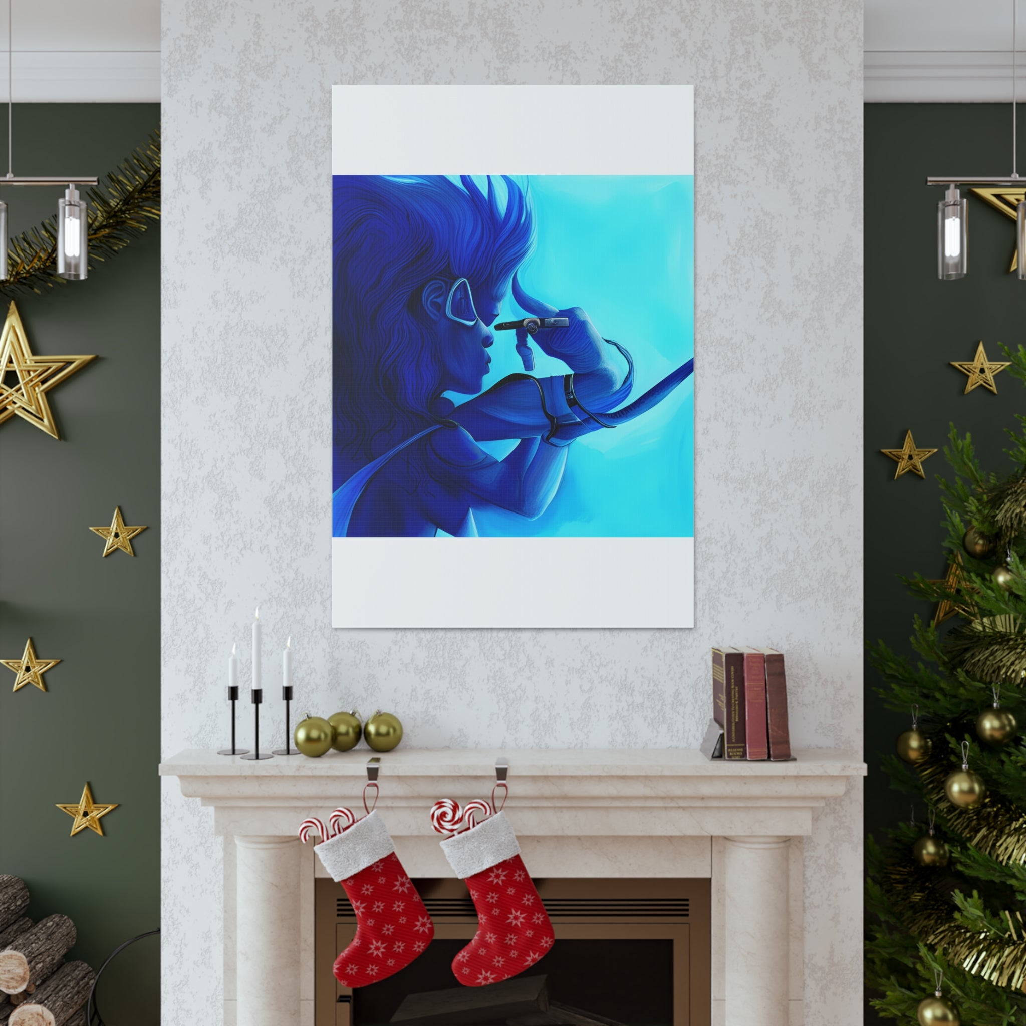 Canvas Gallery Wraps AI•Scuba Dive 1P Q&C generated