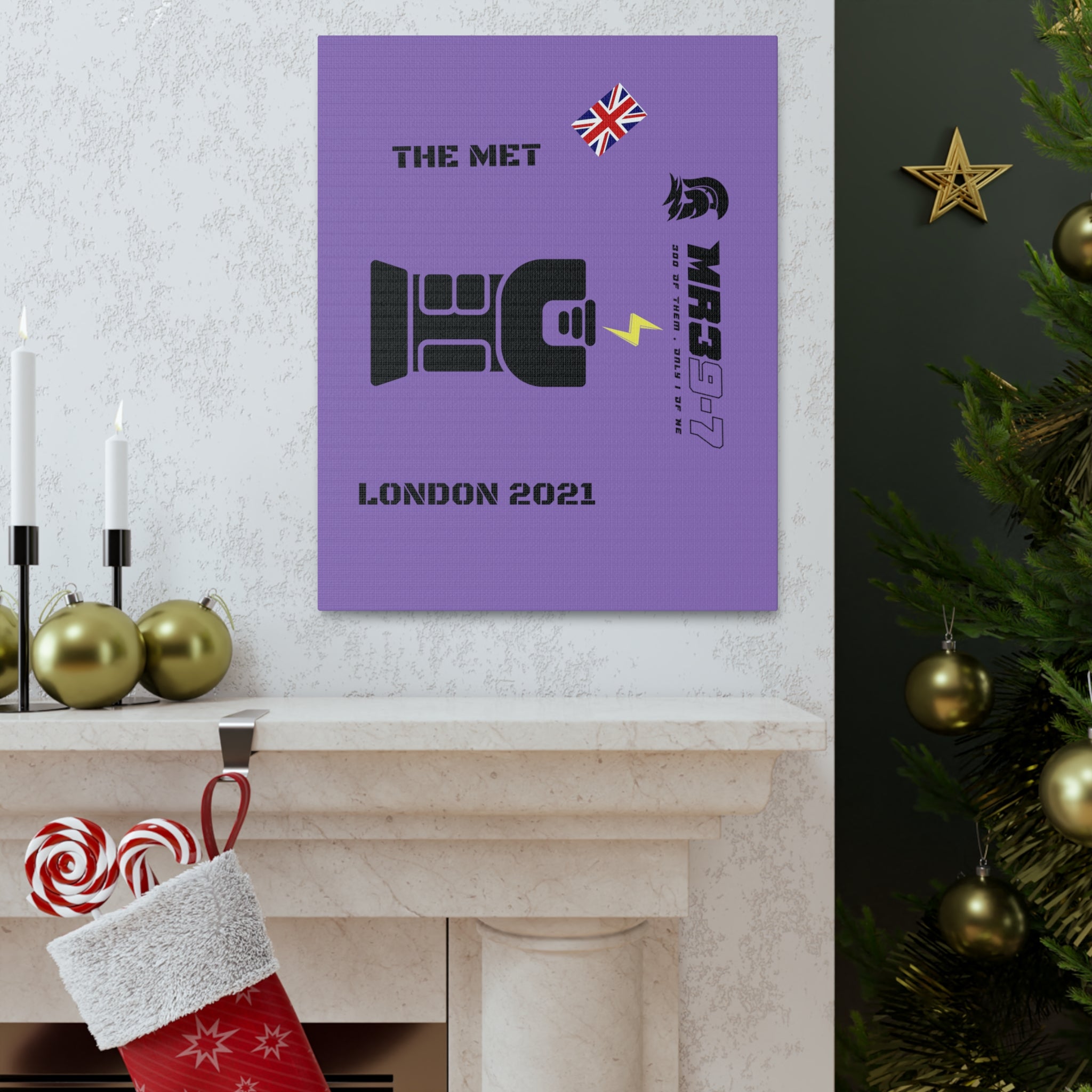 Copy of Canvas Gallery Wraps MR 39 Tasered by The MET 2021