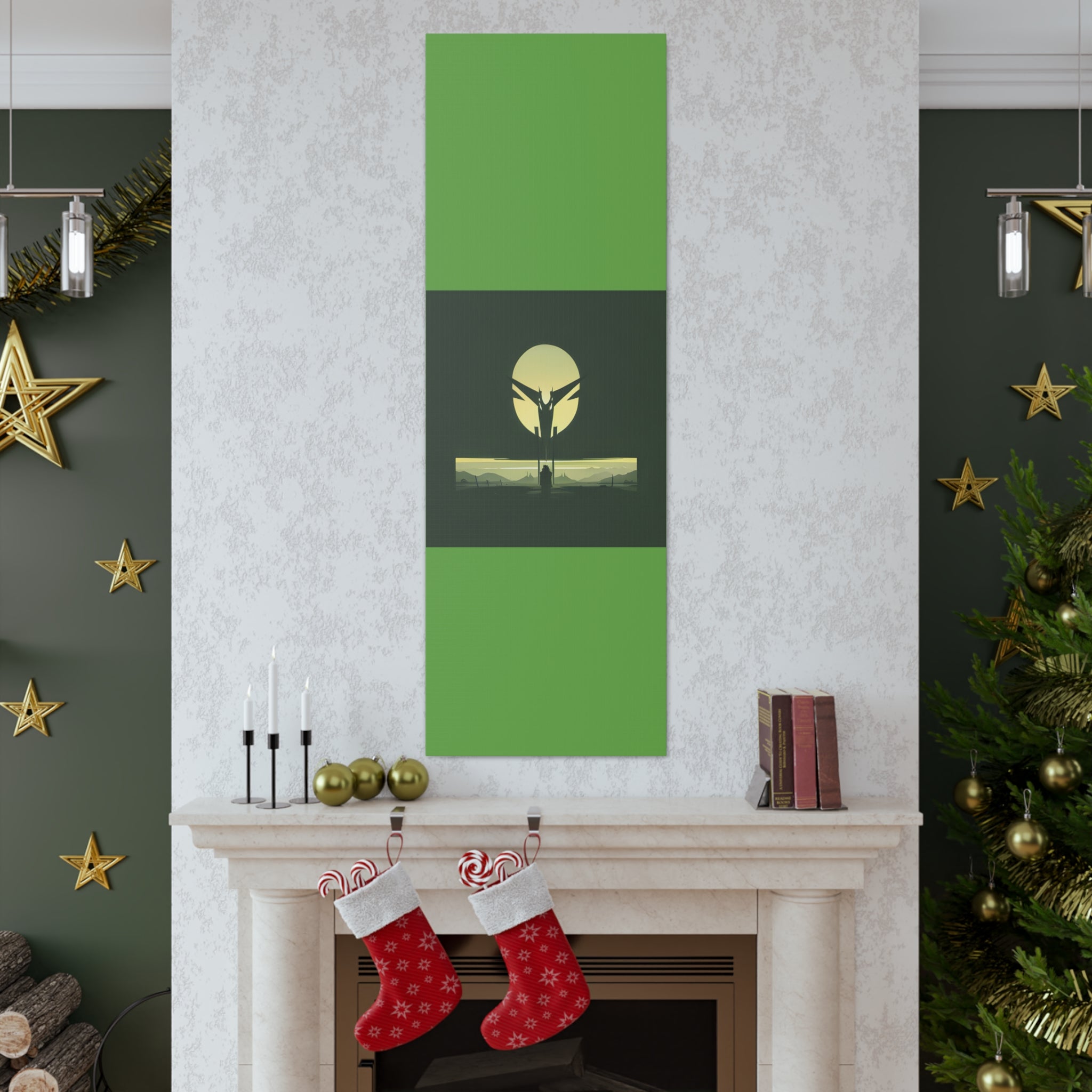 AI Vigilante themed Canvas Gallery Wraps