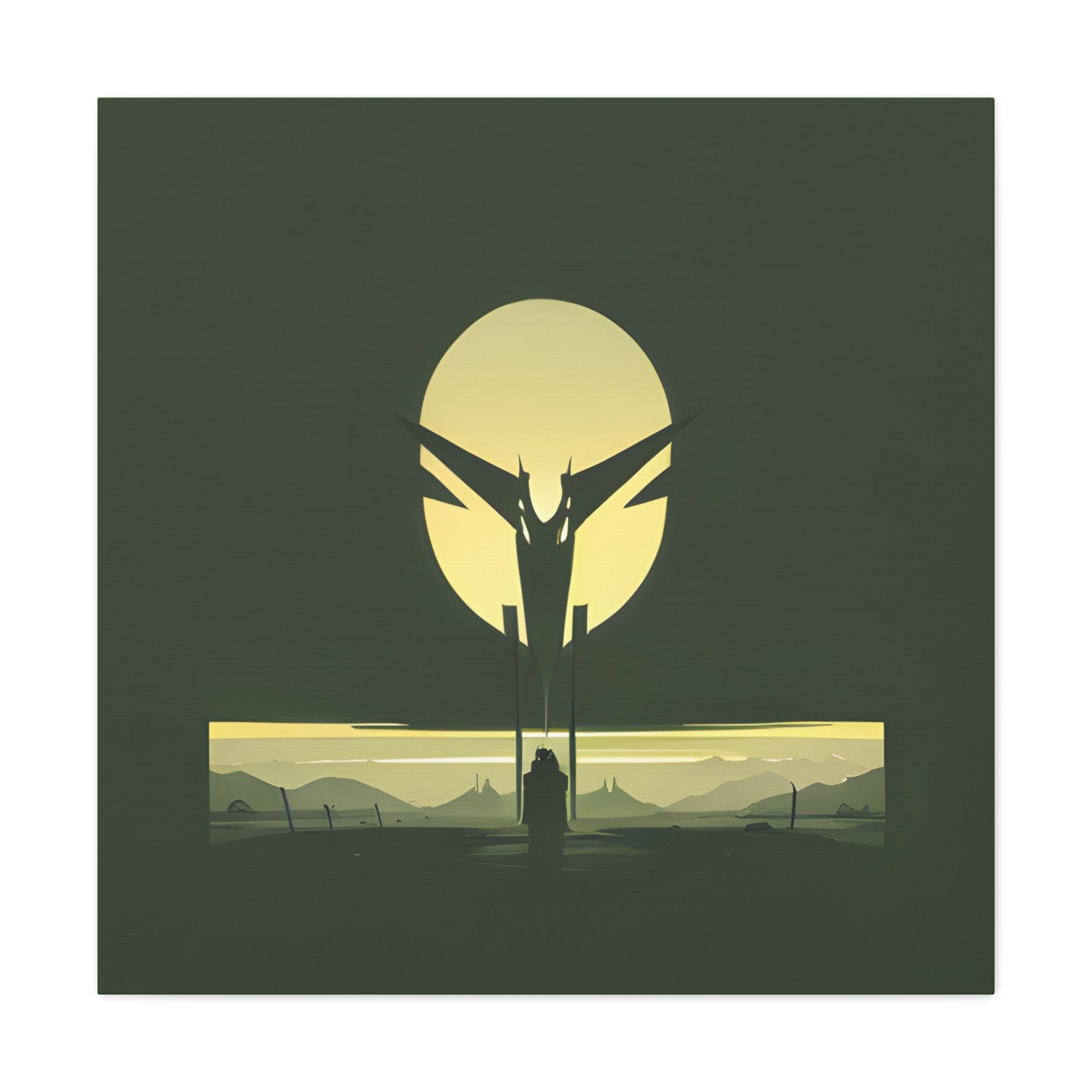 AI Vigilante themed Canvas Gallery Wraps