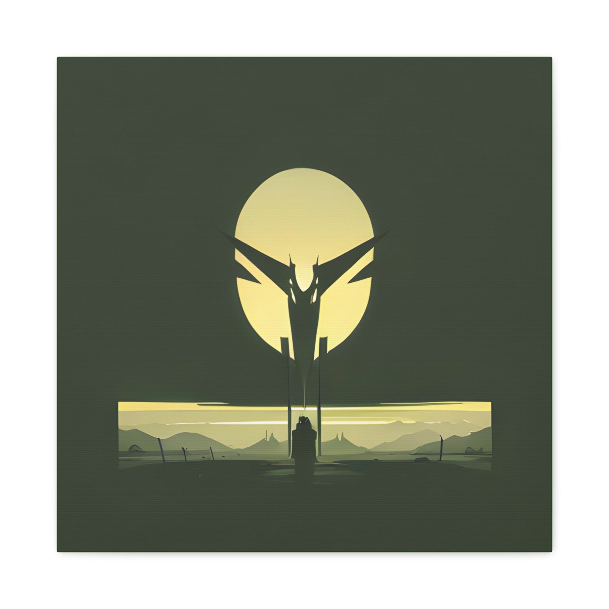 AI Vigilante themed Canvas Gallery Wraps