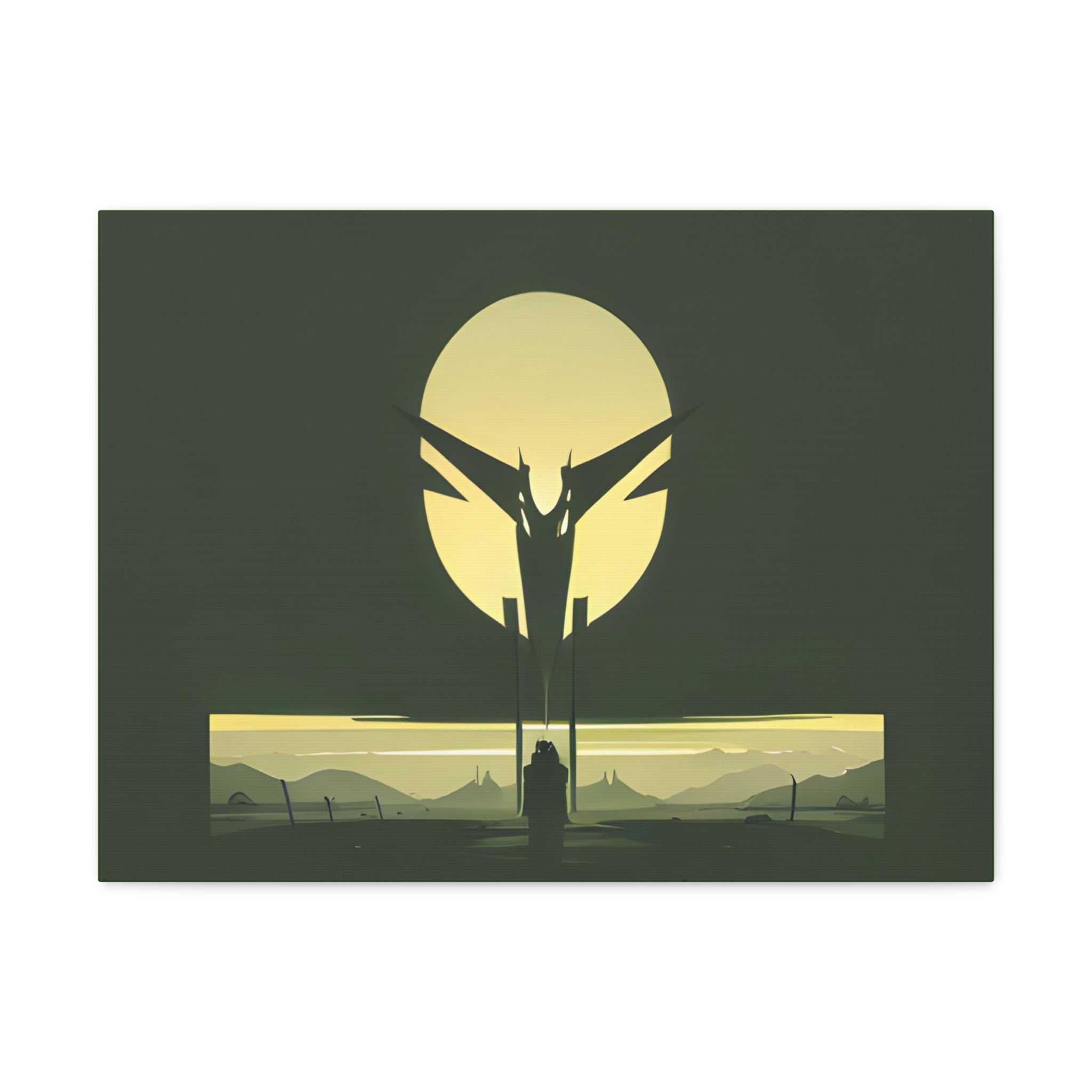 AI Vigilante themed Canvas Gallery Wraps