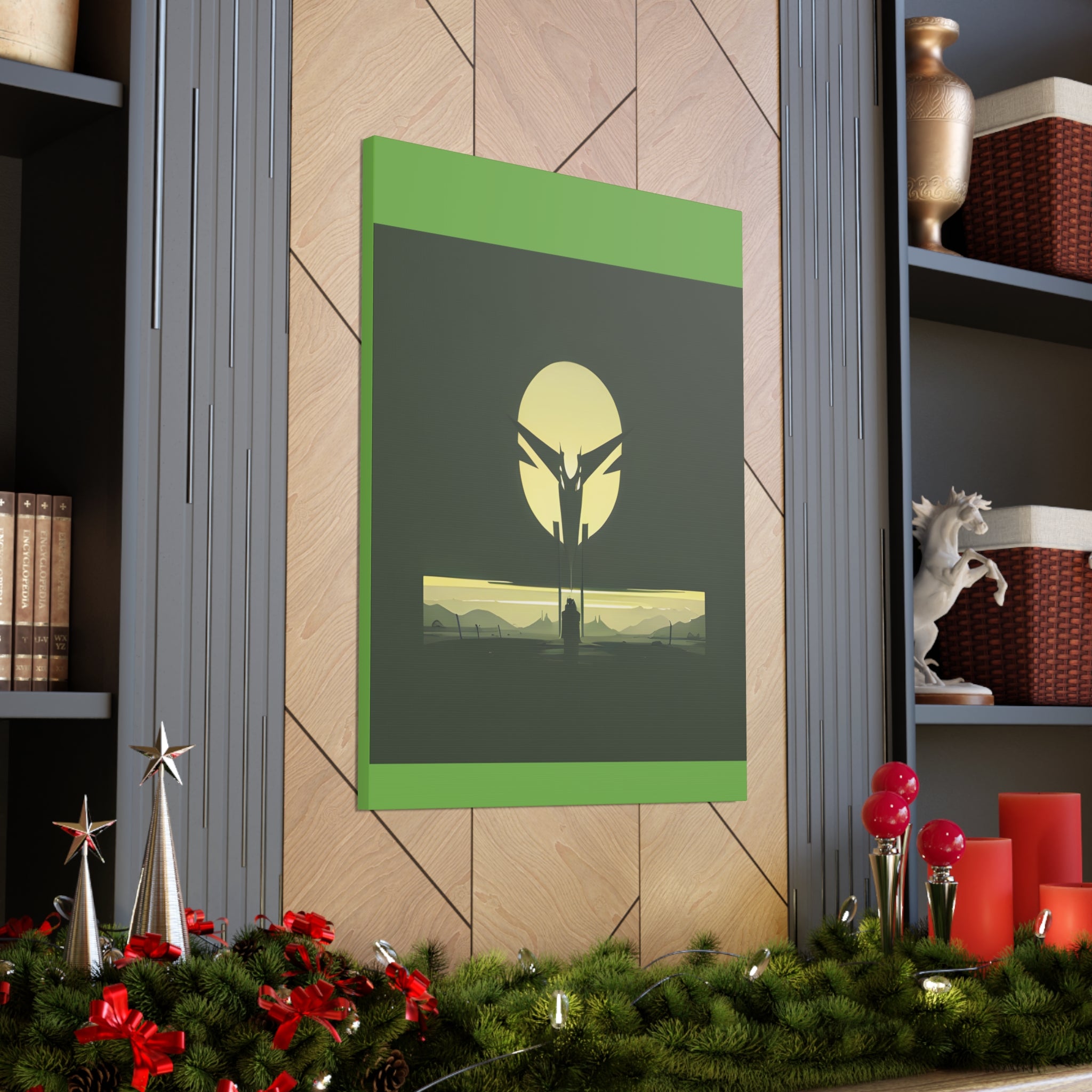 AI Vigilante themed Canvas Gallery Wraps