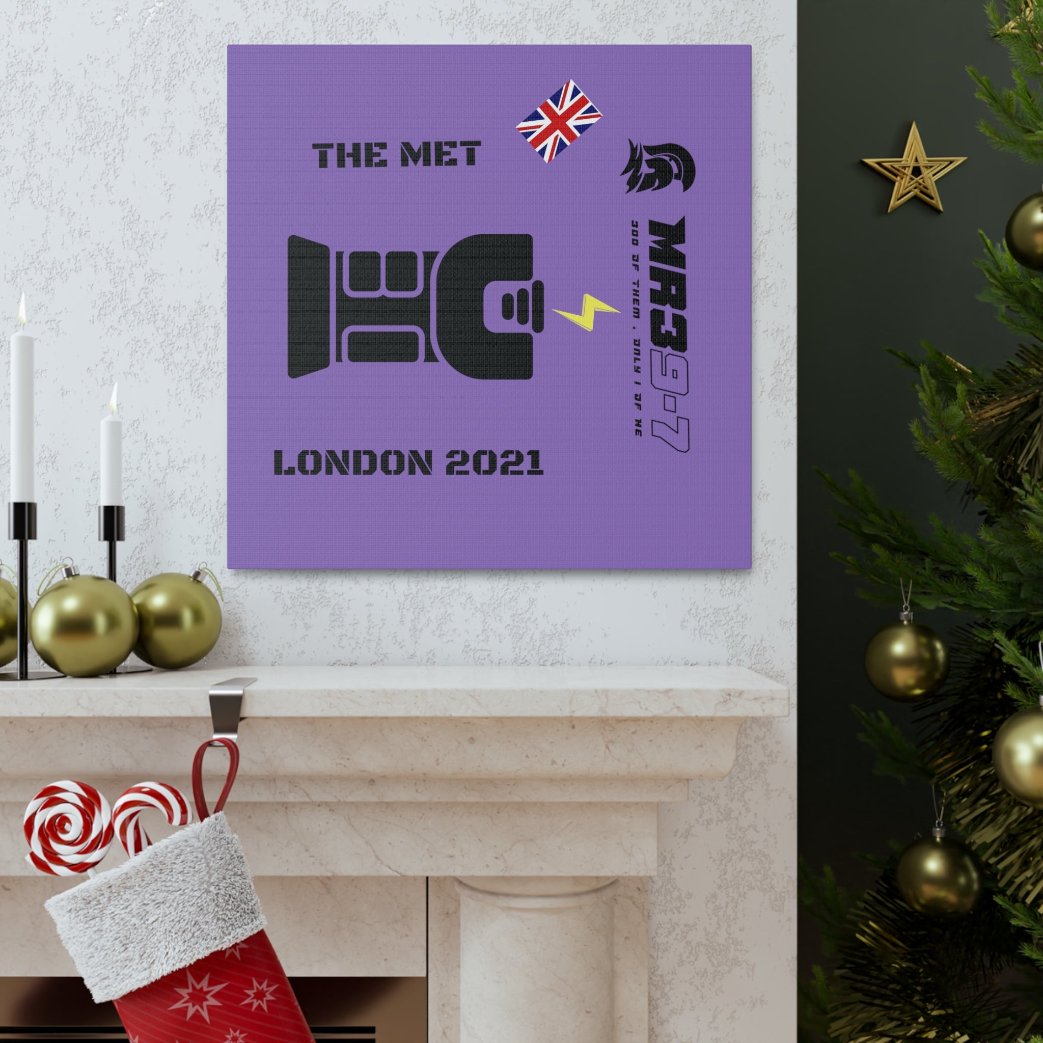 Copy of Canvas Gallery Wraps MR 39 Tasered by The MET 2021