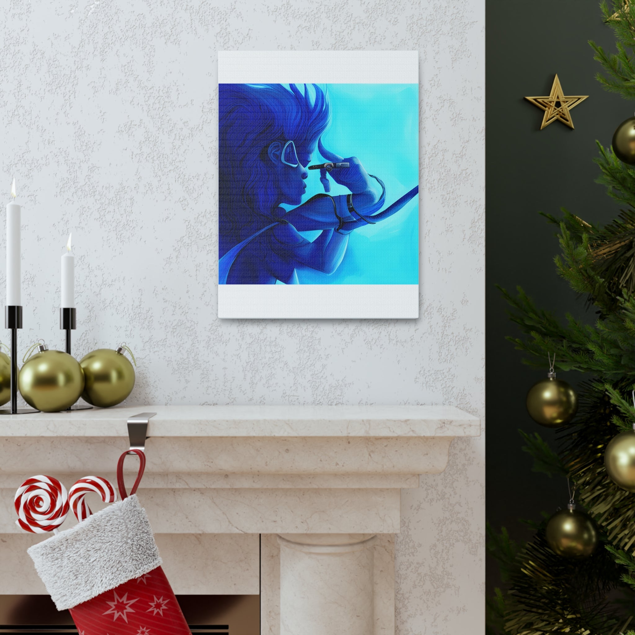 Canvas Gallery Wraps AI•Scuba Dive 1P Q&C generated