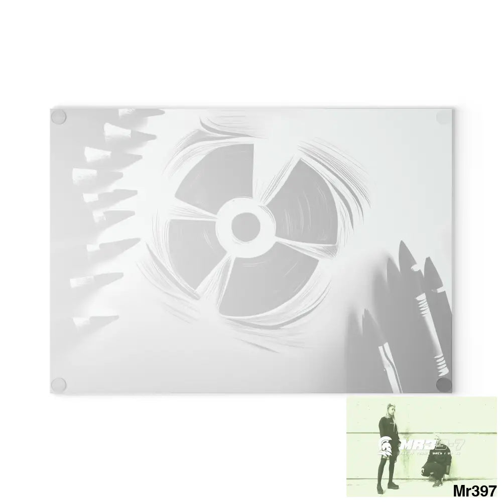 2 second Blast from the past South Sinai Glass Cutting Board Home Decor